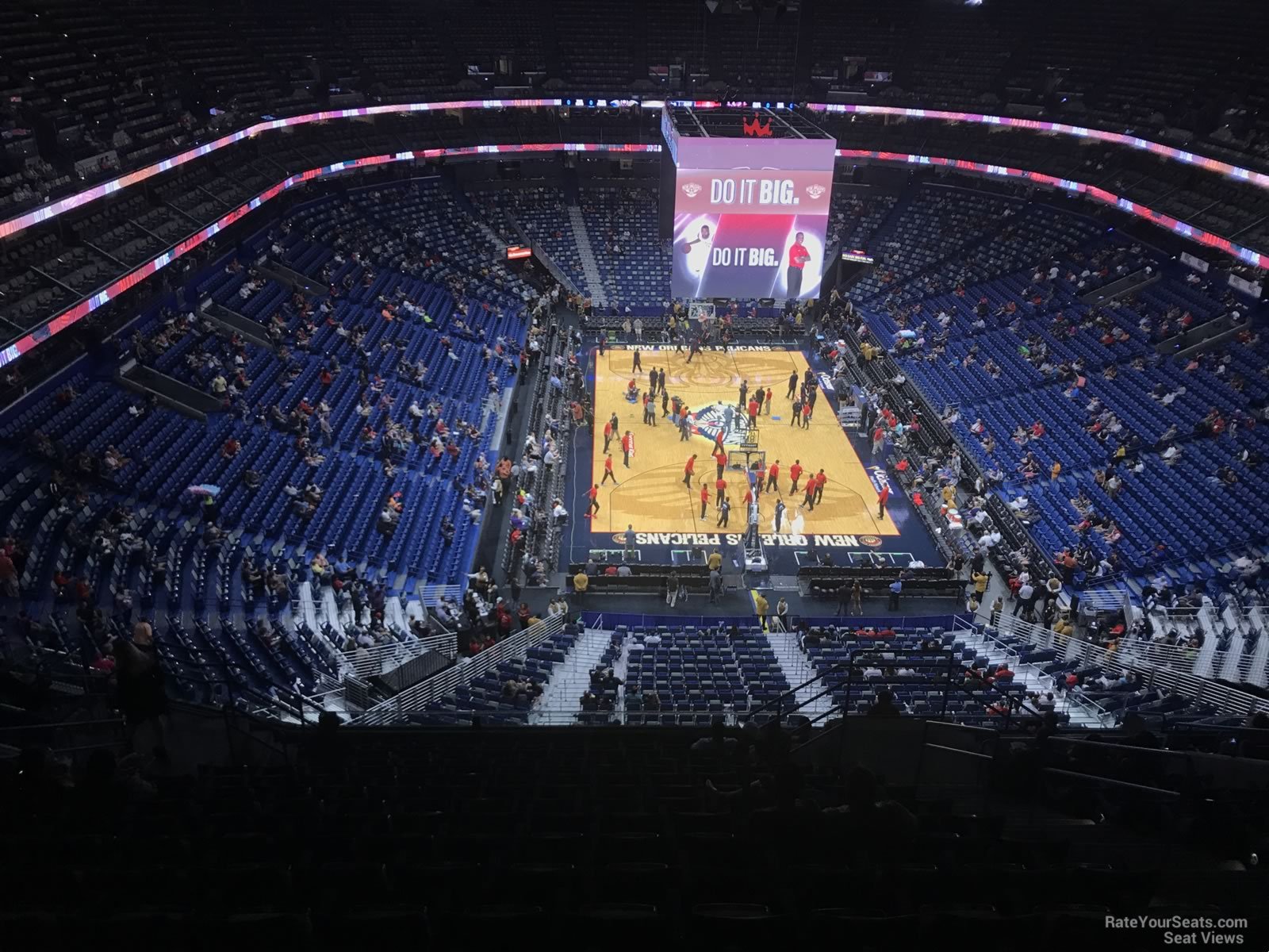 section 325, row 16 seat view  for basketball - smoothie king center