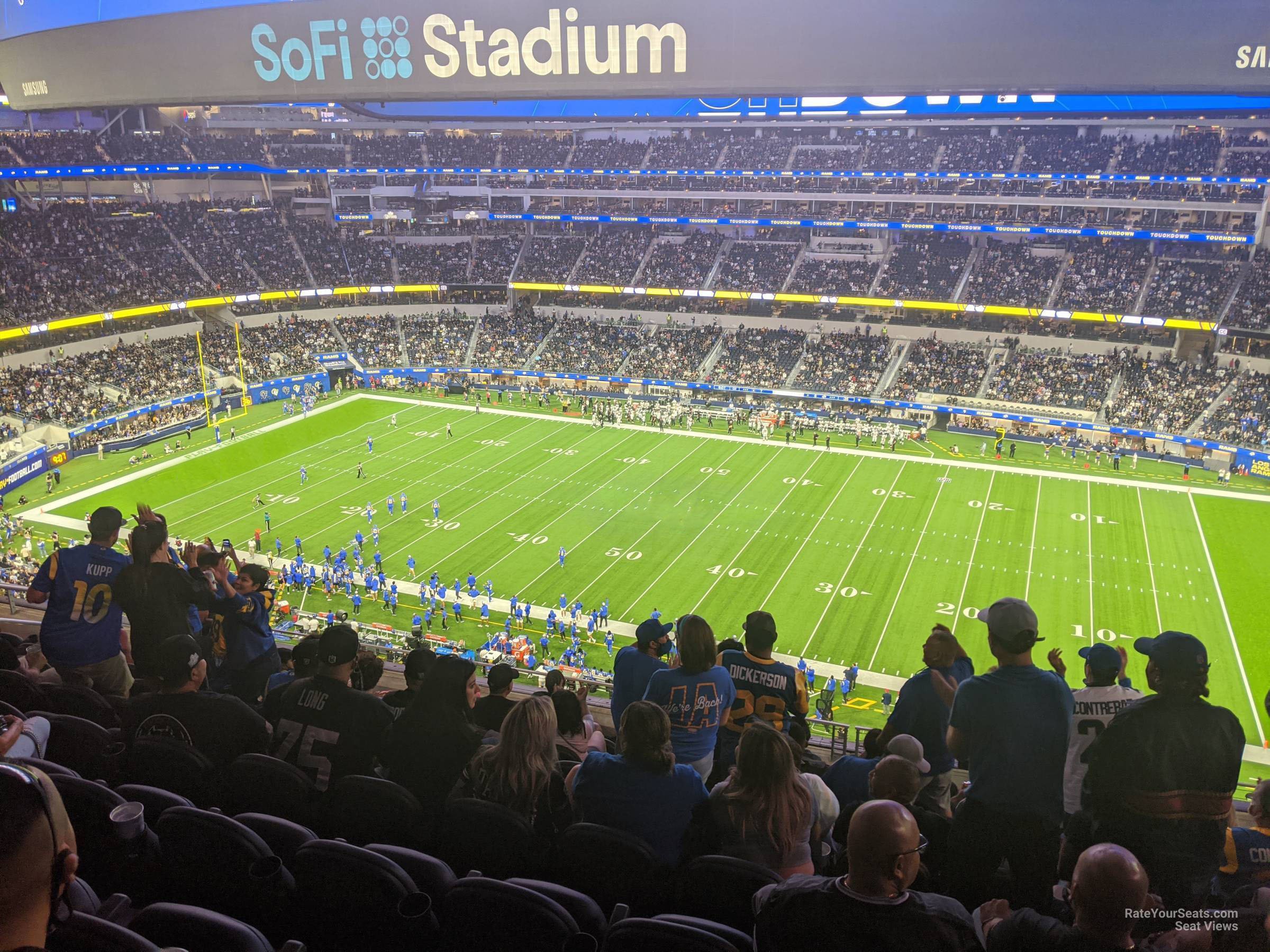 section 352 seat view  for football - sofi stadium