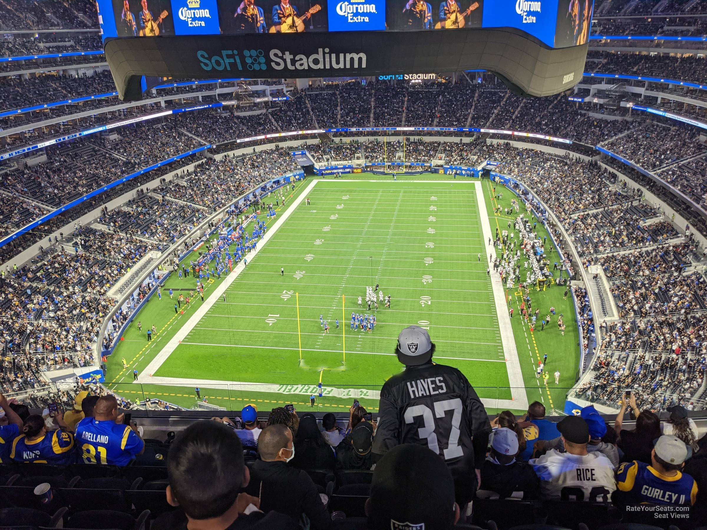 sofi stadium football seating chart