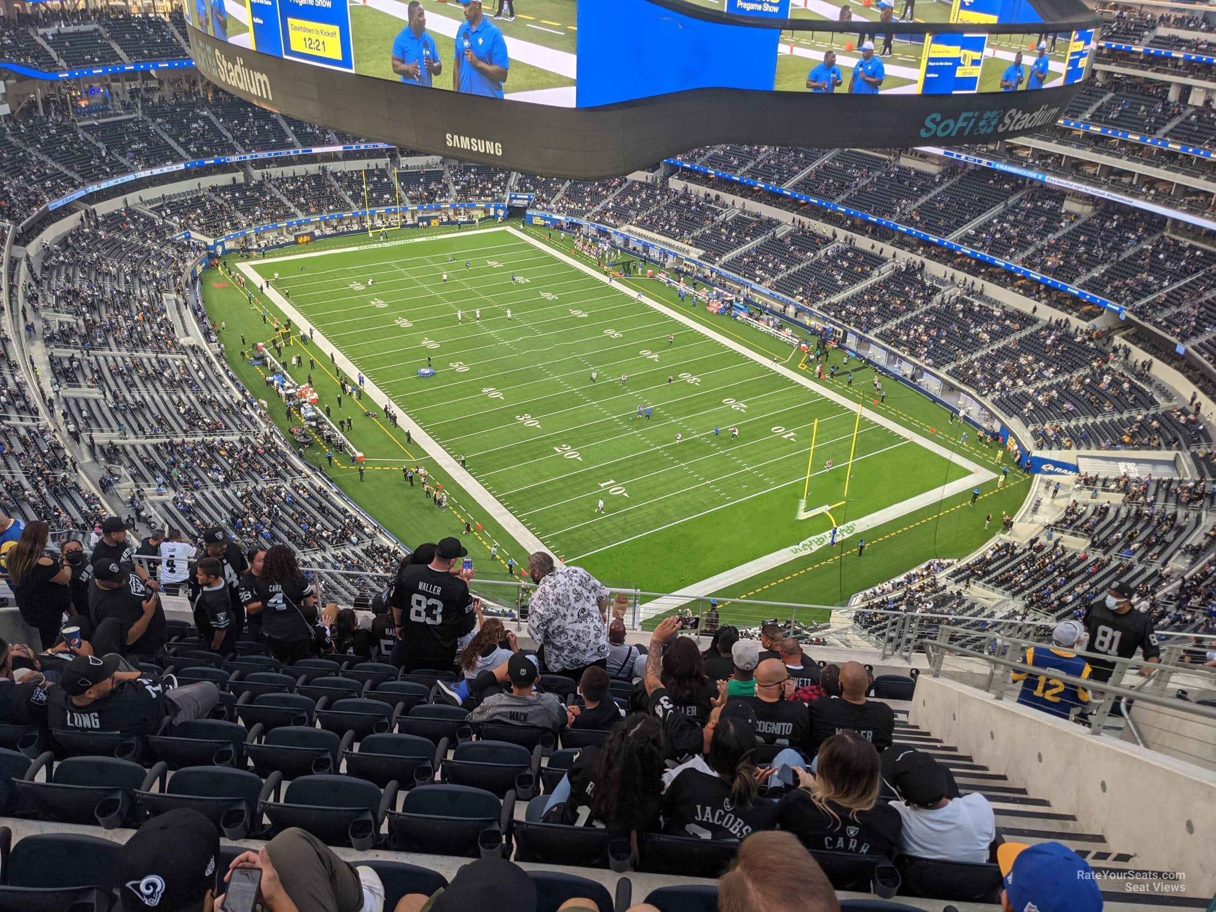 section 524, row 11 seat view  for football - sofi stadium