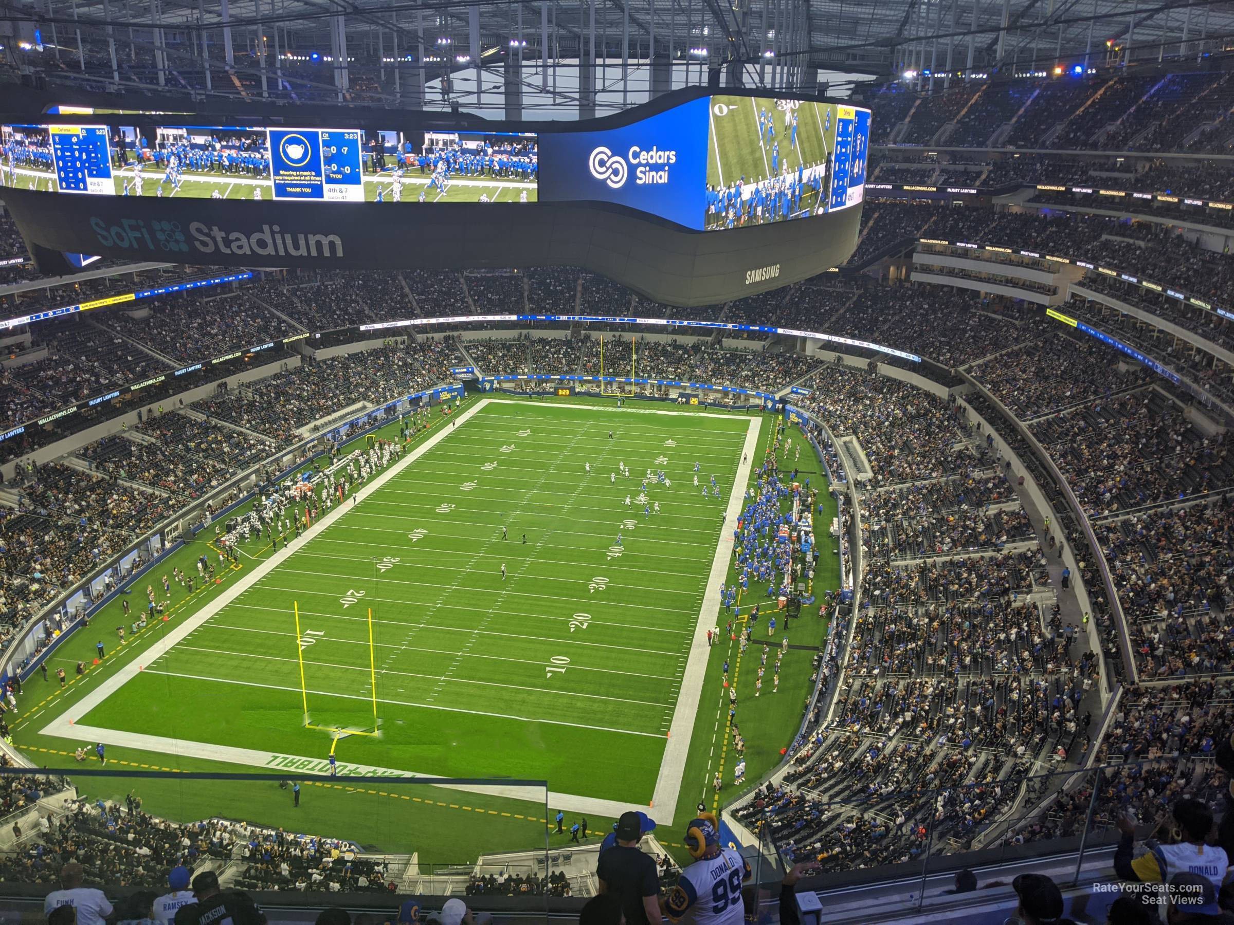sofi stadium football seating chart