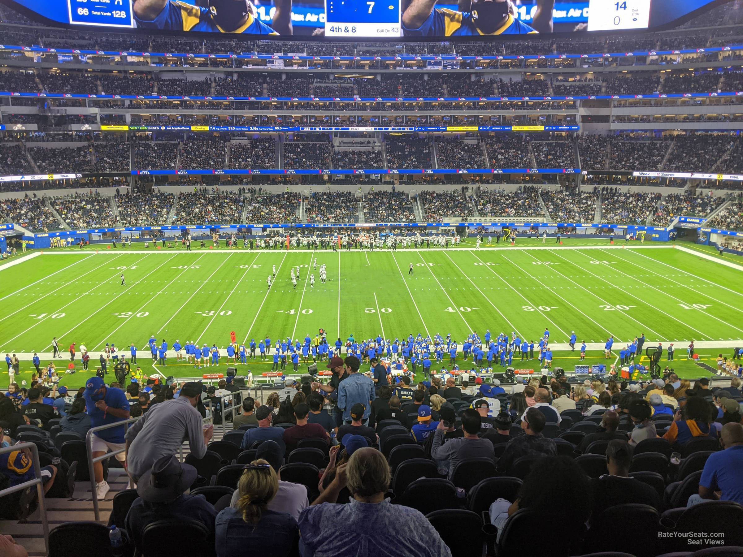 Los Angeles Rams and Chargers Interactive Seating Chart