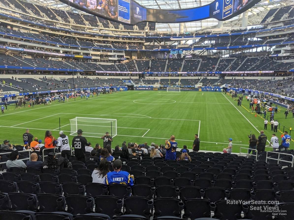 section 104 seat view  for soccer - sofi stadium