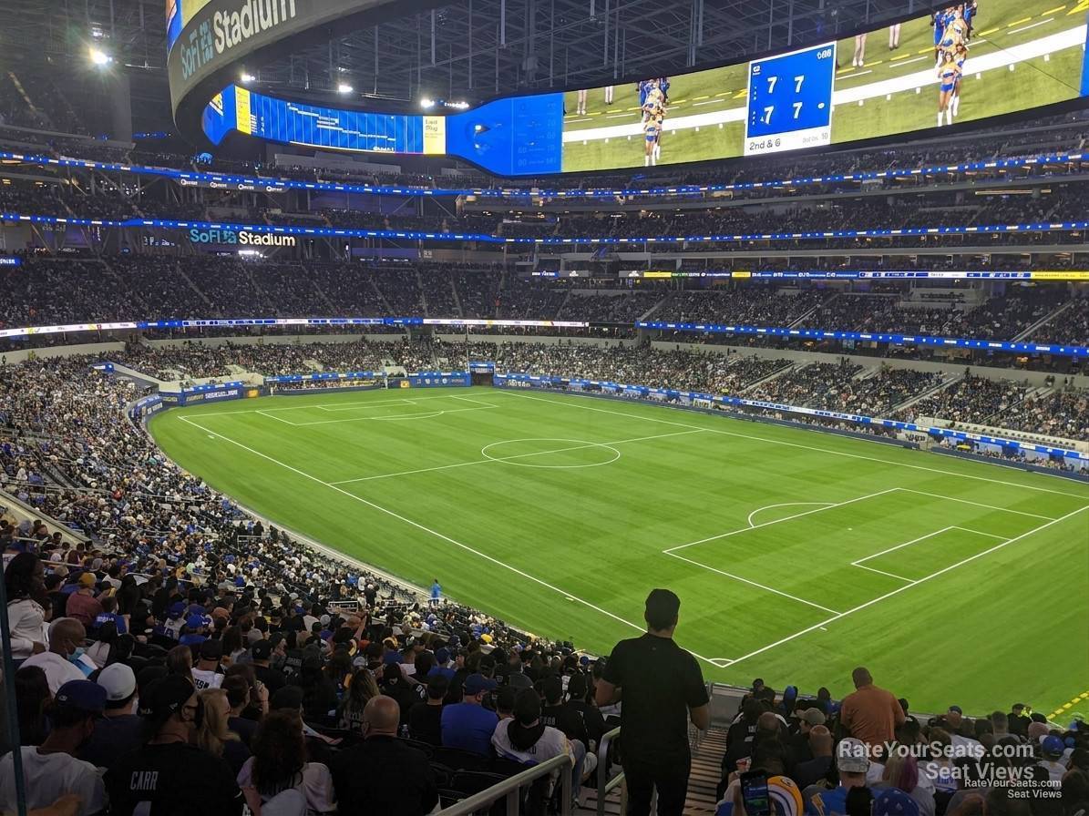 section 202 seat view  for soccer - sofi stadium