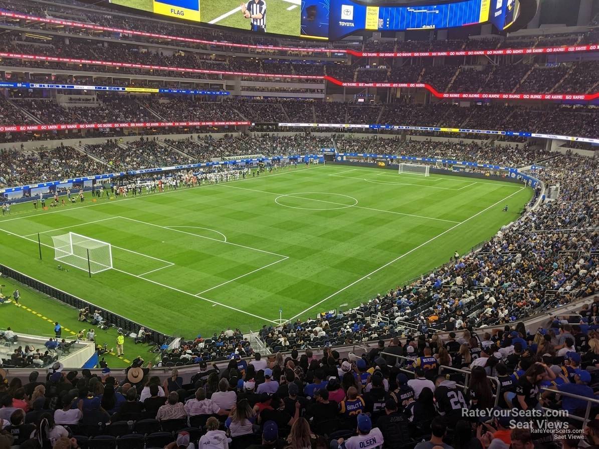 section 238 seat view  for soccer - sofi stadium