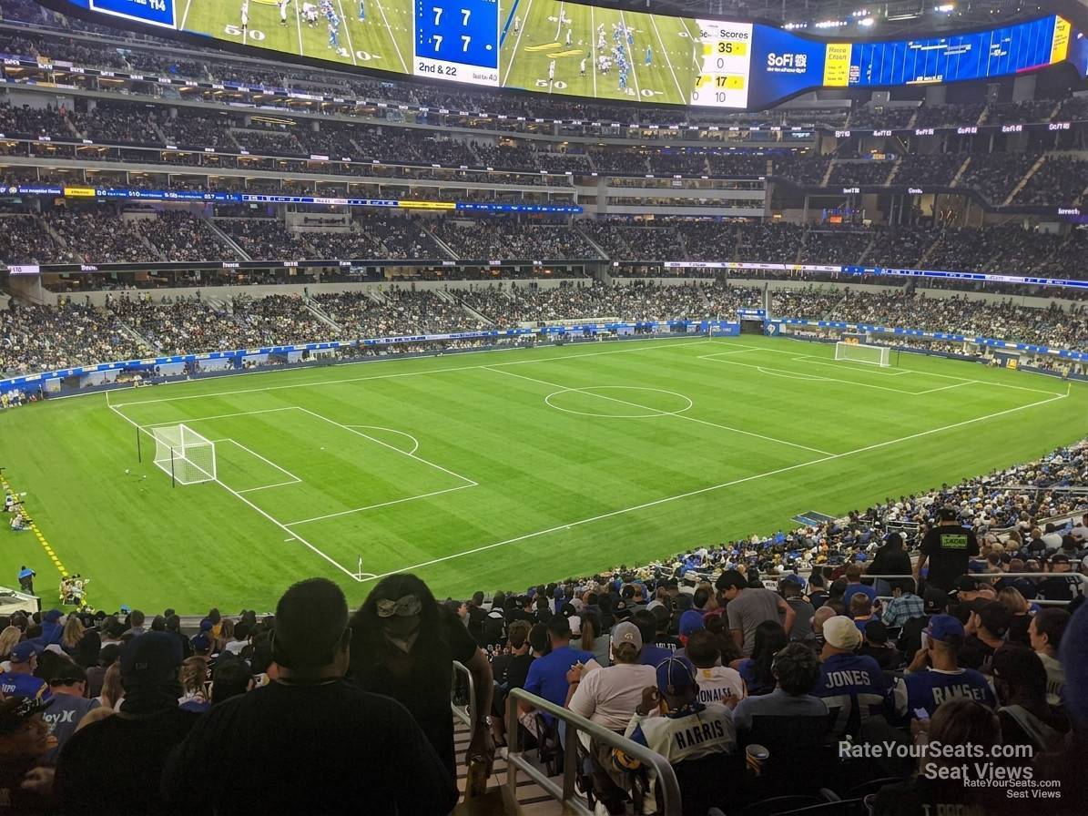 section 239 seat view  for soccer - sofi stadium