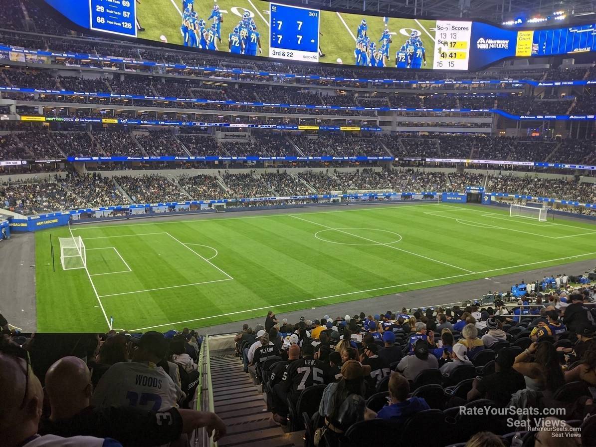 section 241 seat view  for soccer - sofi stadium