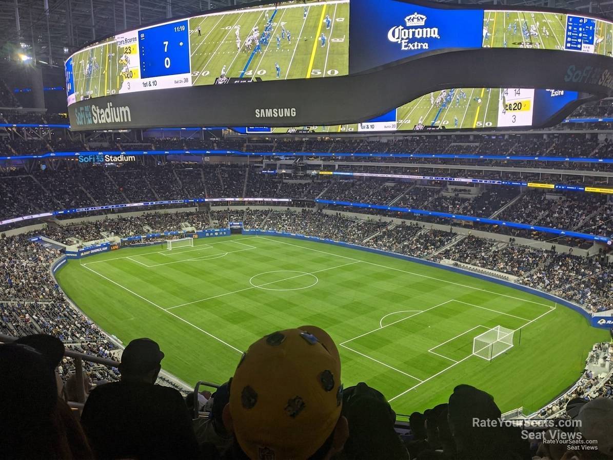 section 304 seat view  for soccer - sofi stadium