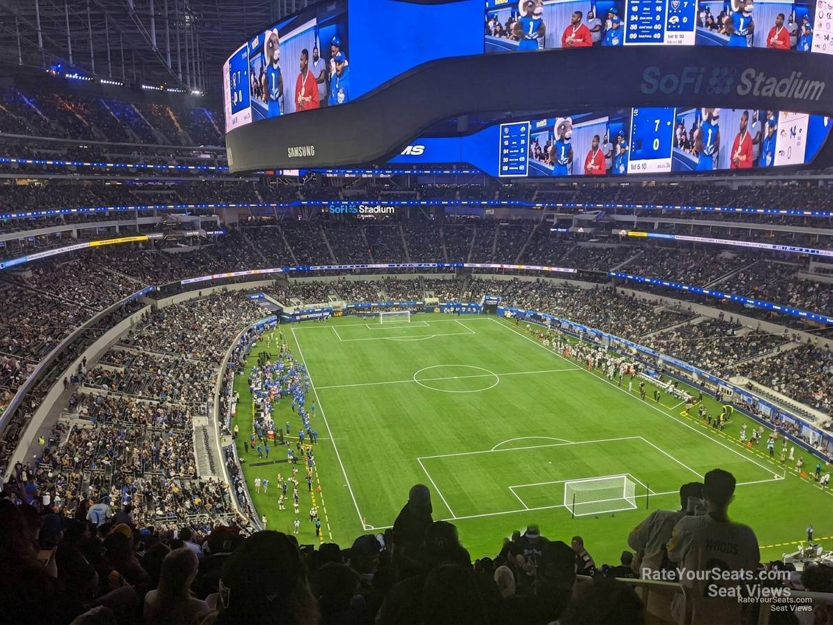 section 306 seat view  for soccer - sofi stadium