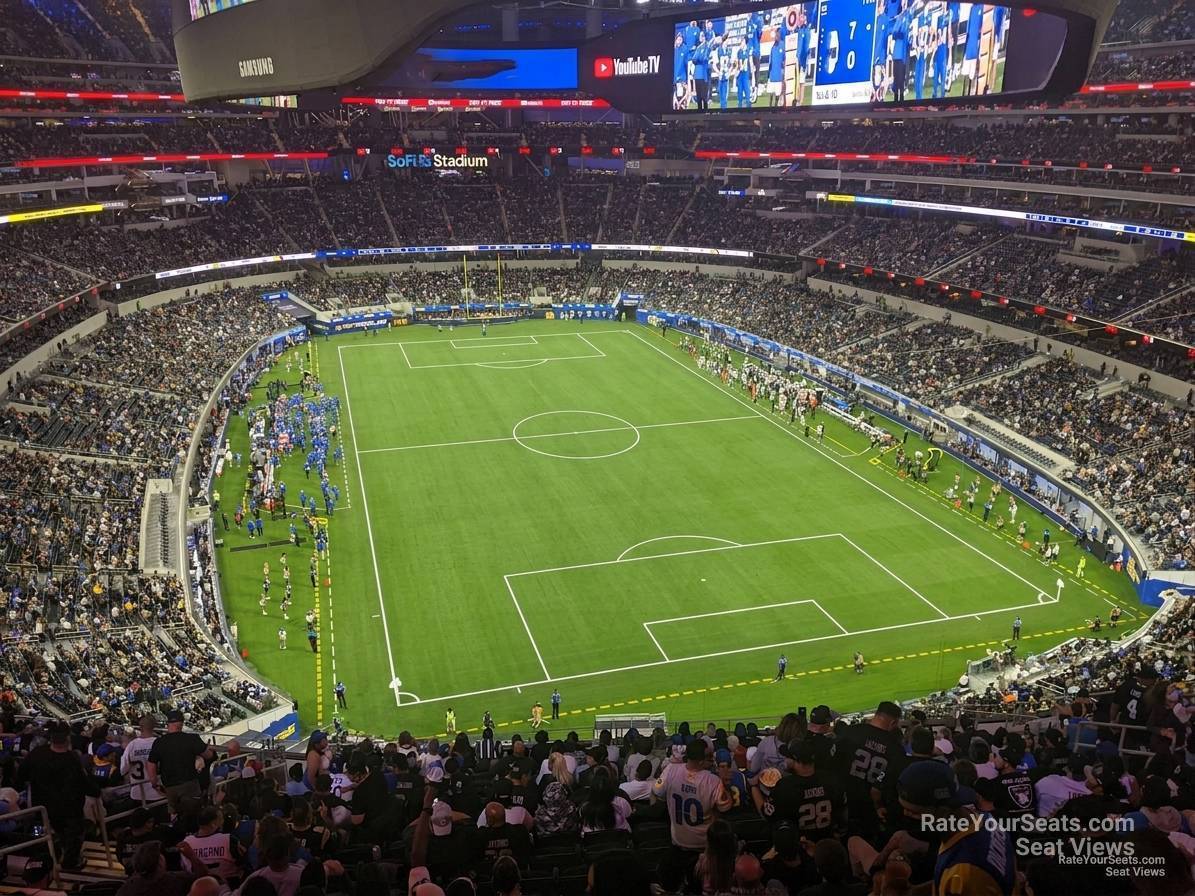 section 307 seat view  for soccer - sofi stadium