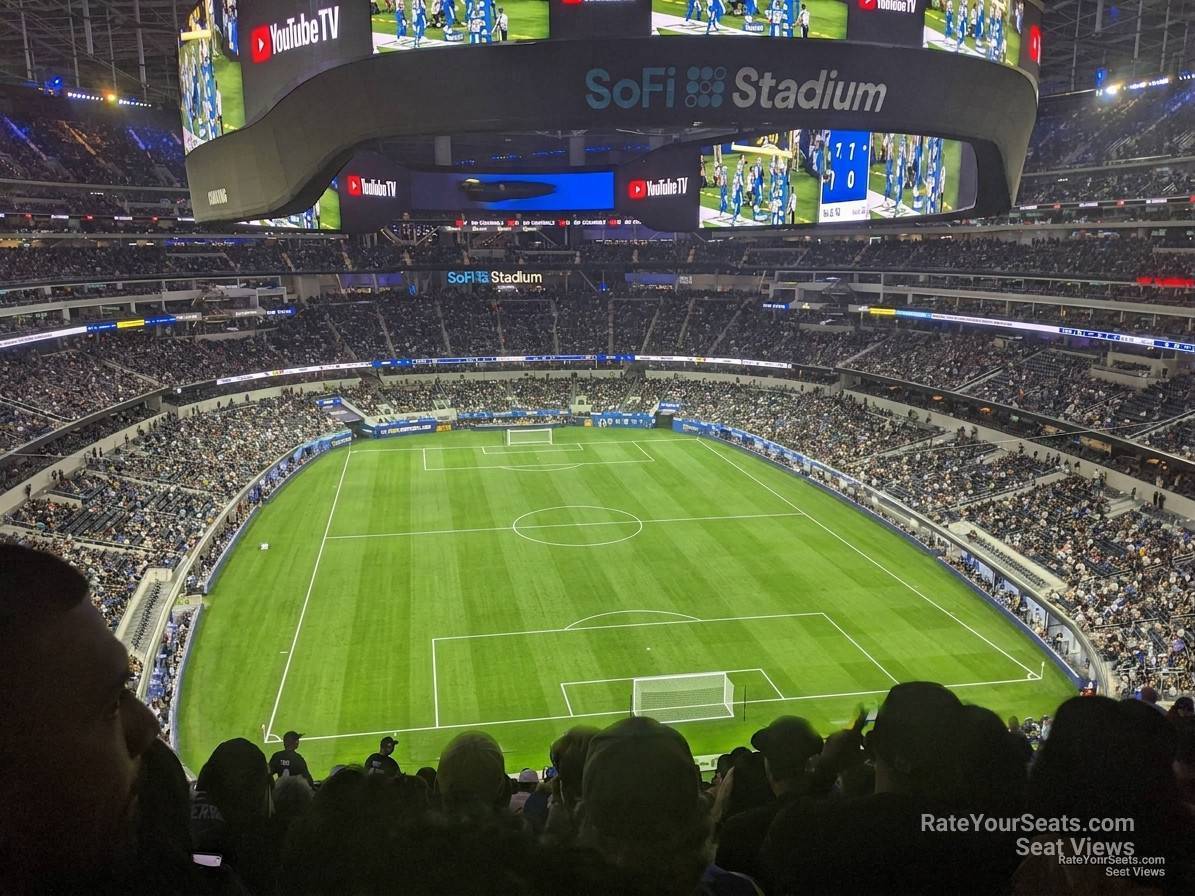 section 308 seat view  for soccer - sofi stadium
