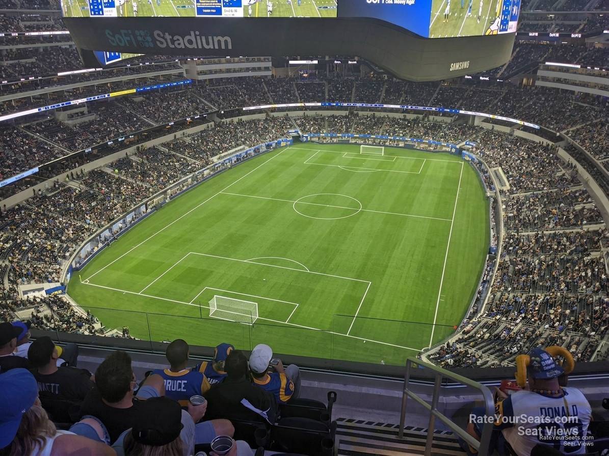 section 431 seat view  for soccer - sofi stadium