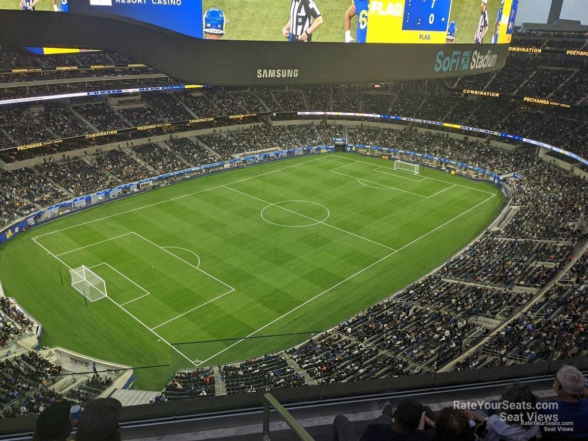 section 435 seat view  for soccer - sofi stadium