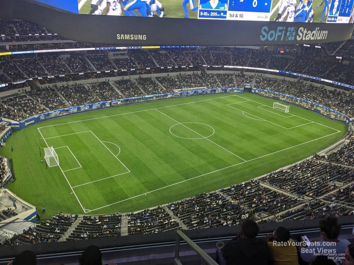 section 437 seat view  for soccer - sofi stadium