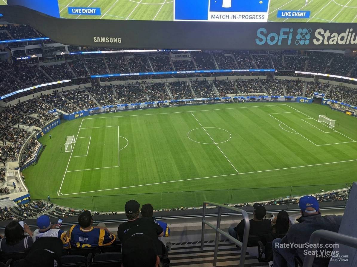 section 439 seat view  for soccer - sofi stadium