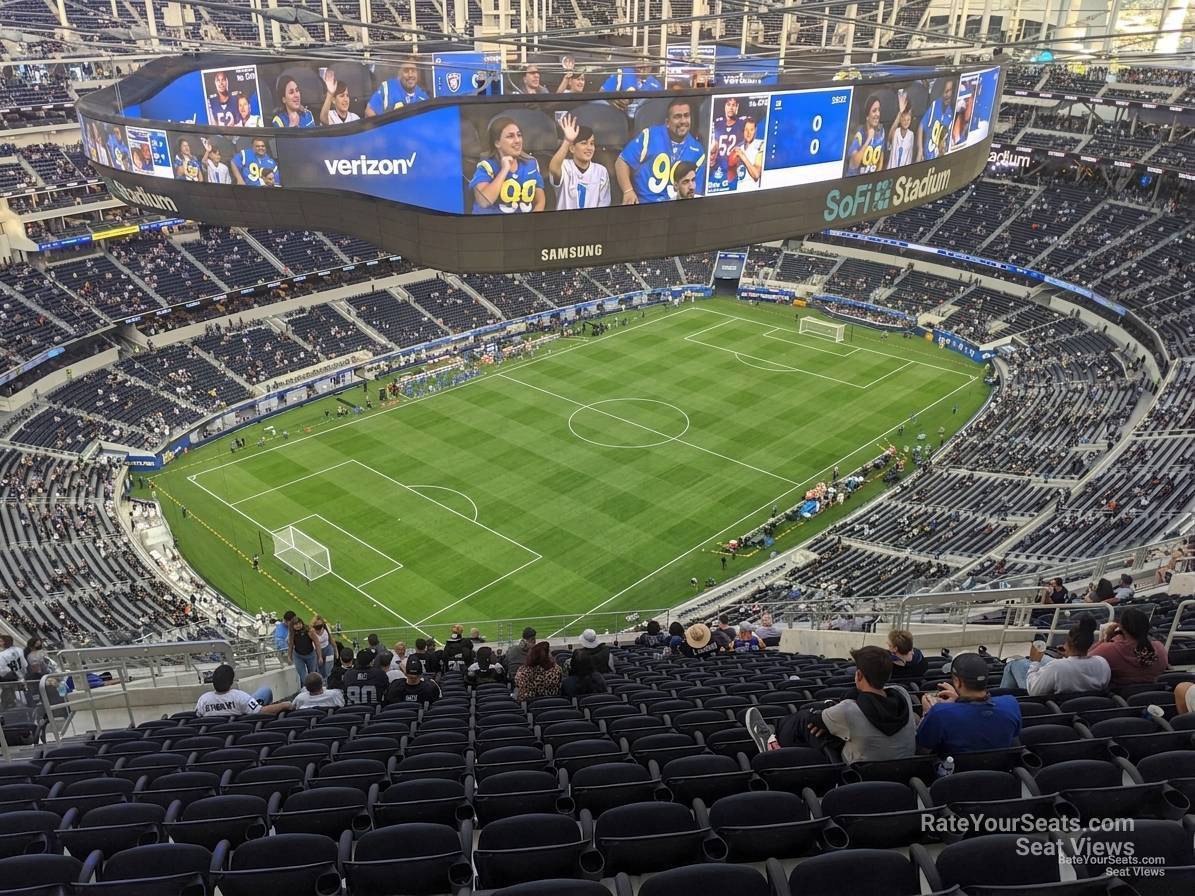 section 506, row 20 seat view  for soccer - sofi stadium