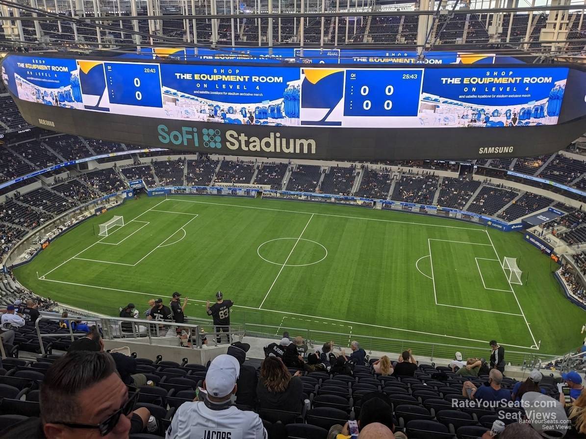section 516, row 20 seat view  for soccer - sofi stadium