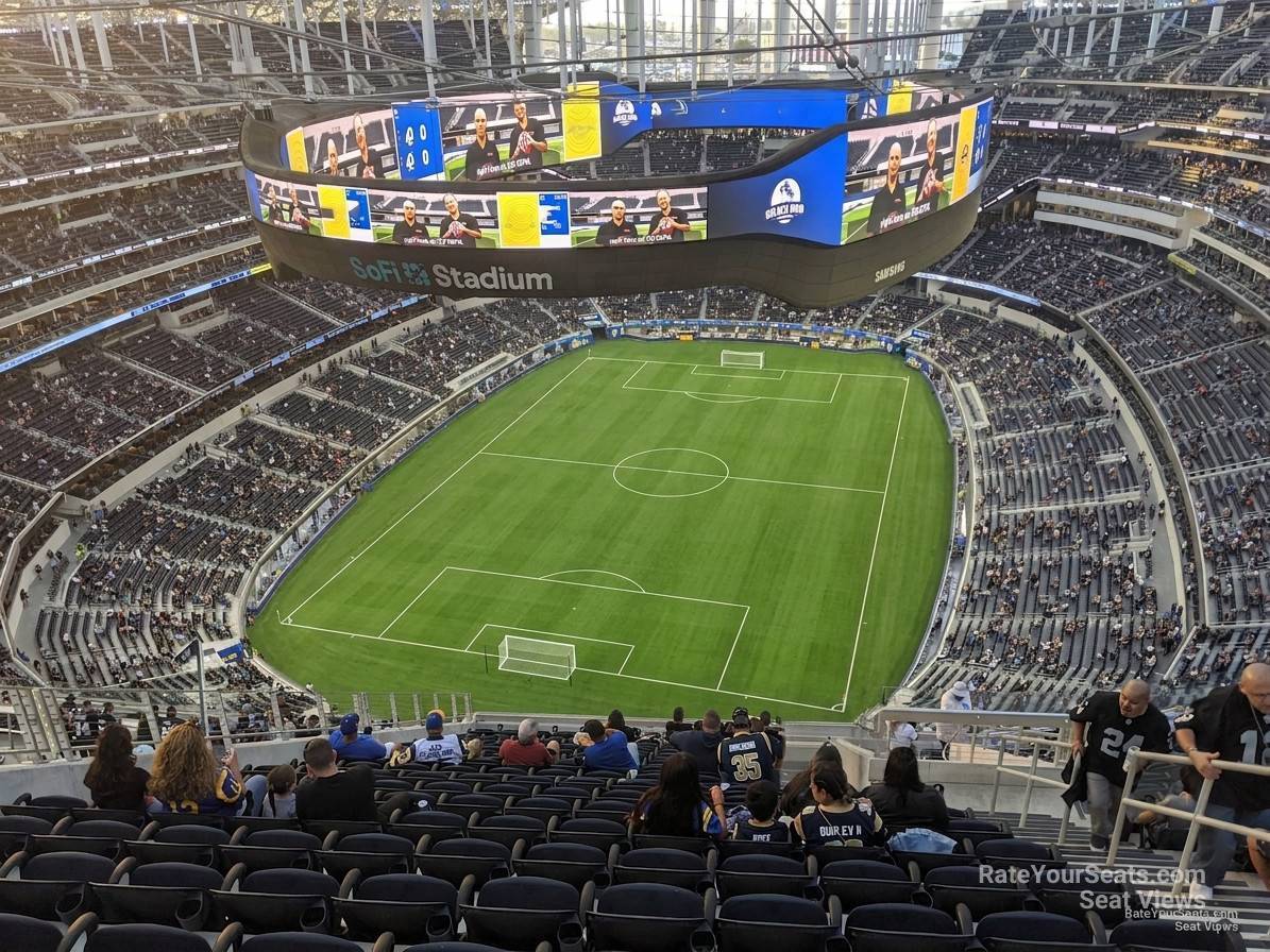 section 526, row 20 seat view  for soccer - sofi stadium