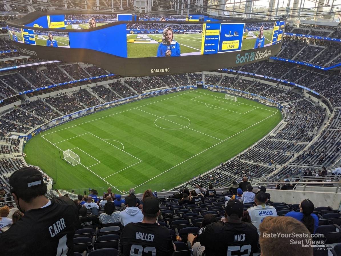 section 532, row 20 seat view  for soccer - sofi stadium