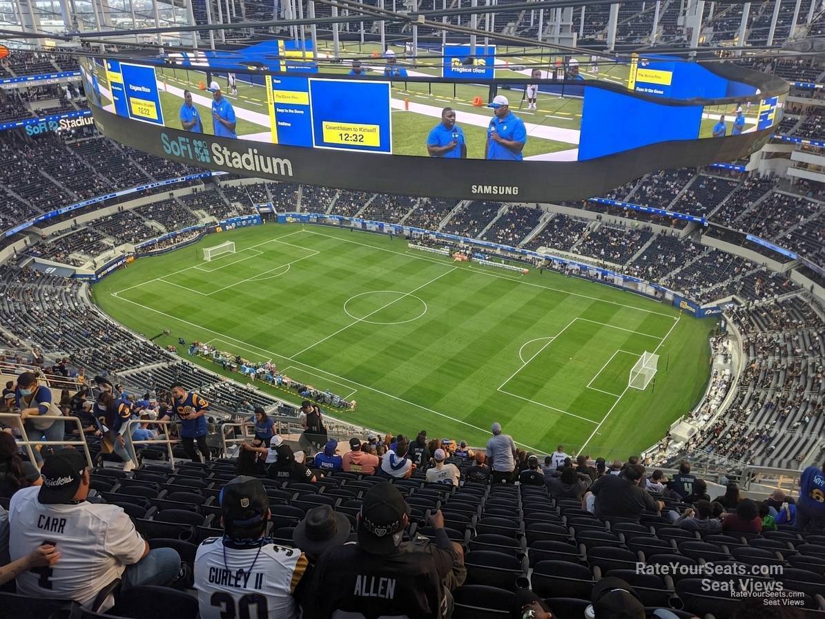 section 546, row 20 seat view  for soccer - sofi stadium