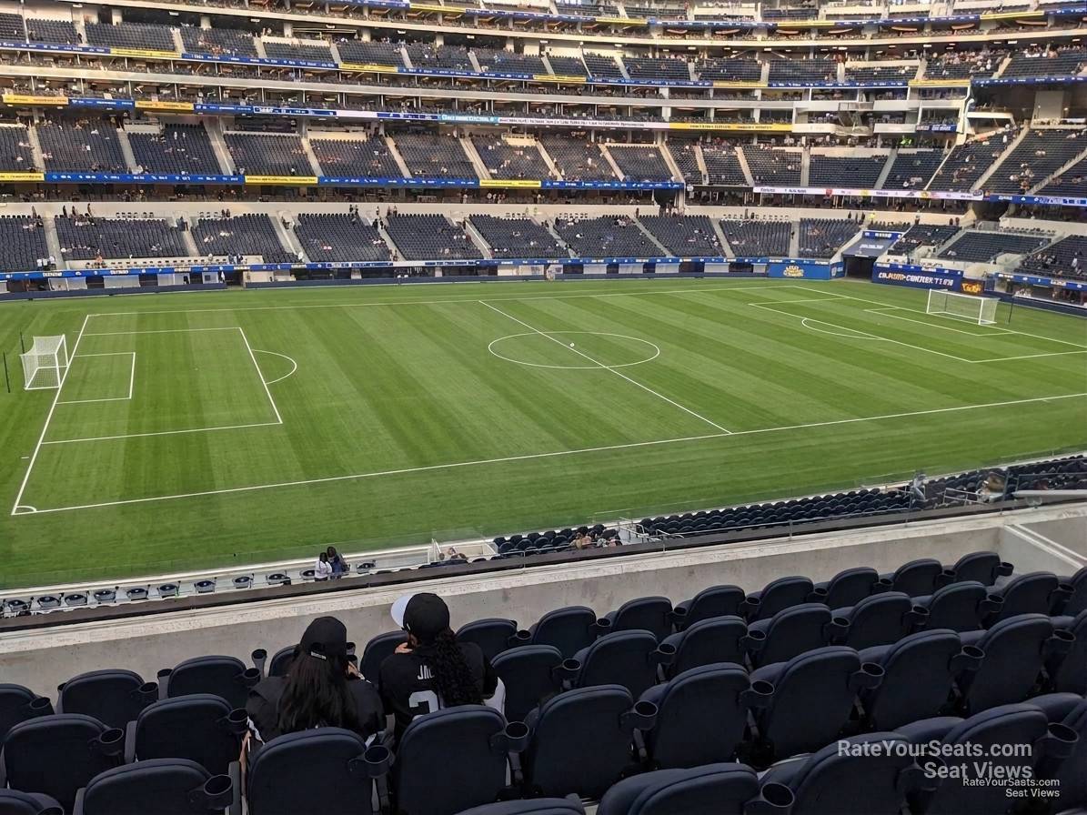 club 217, row 7 seat view  for soccer - sofi stadium