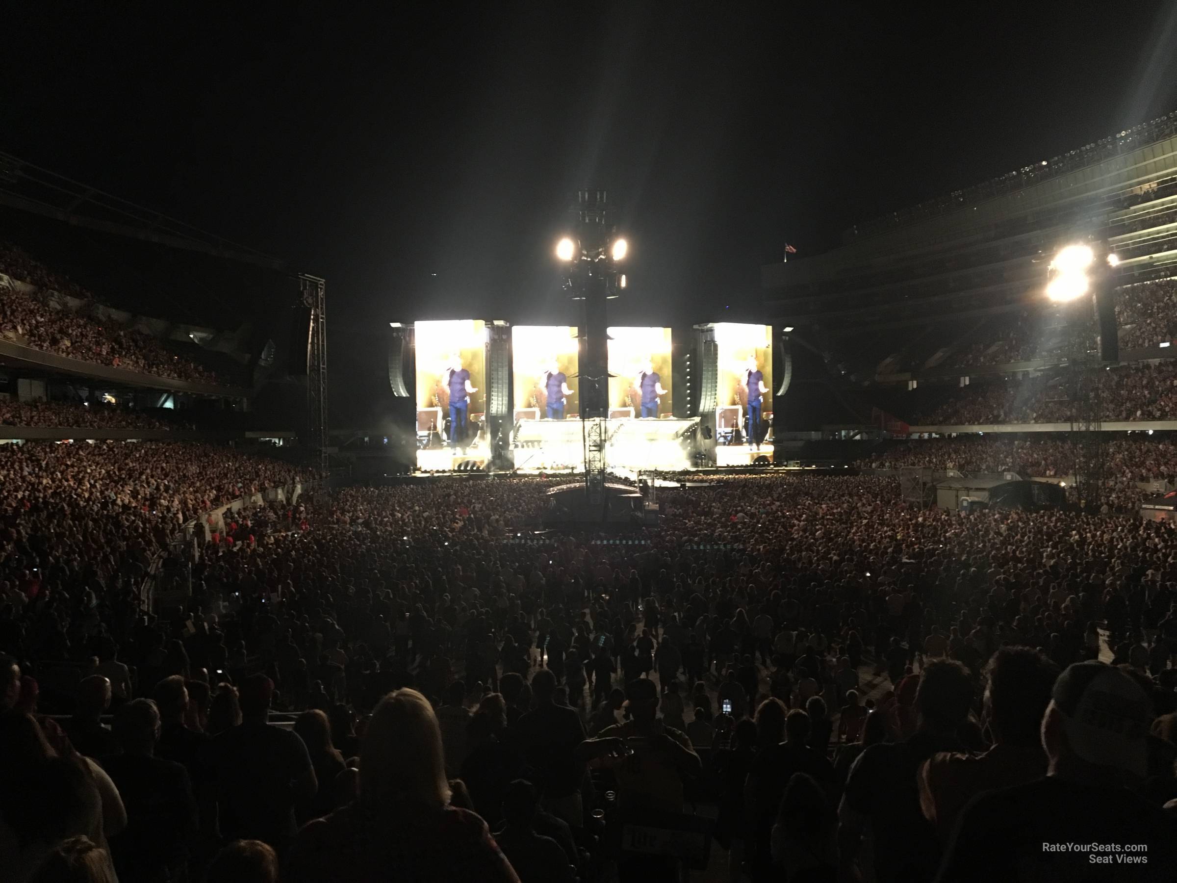 section 125, row 19 seat view  for concert - soldier field