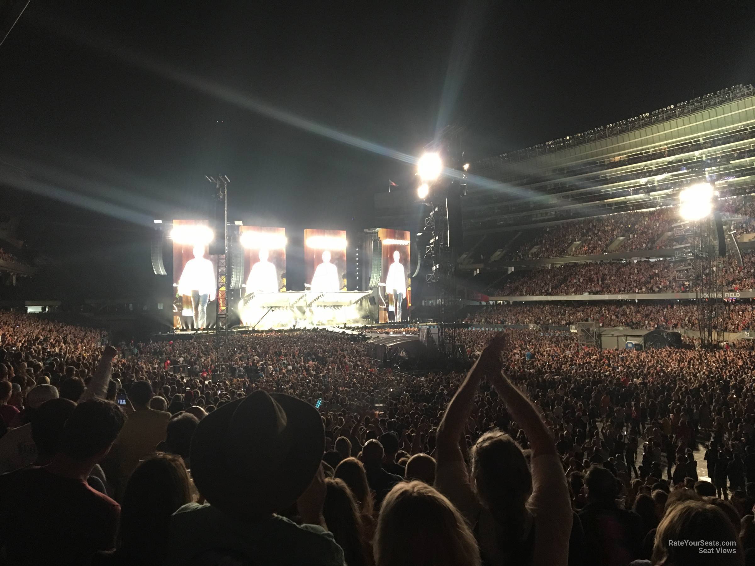 section 128, row 19 seat view  for concert - soldier field