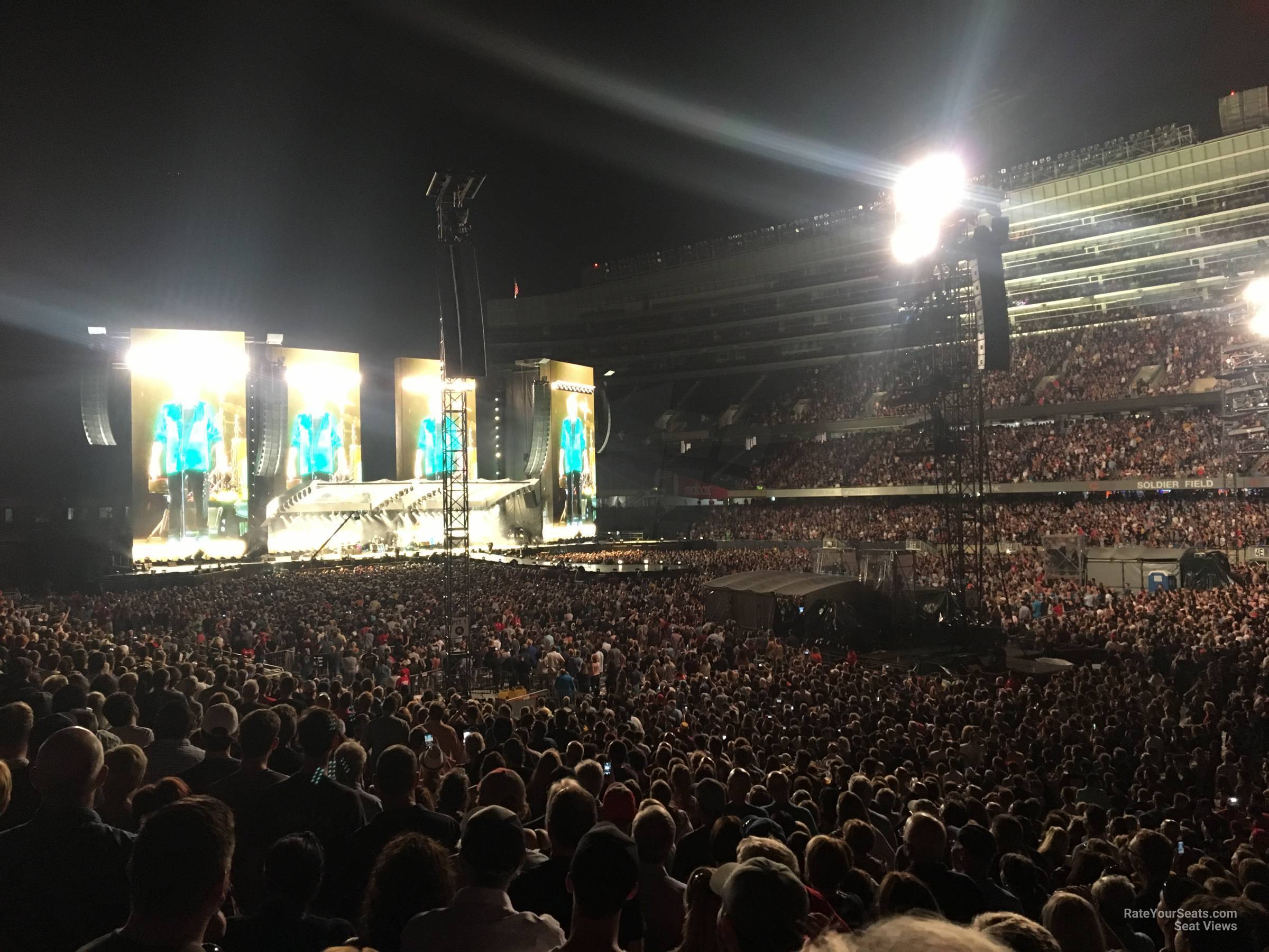 section 131, row 19 seat view  for concert - soldier field