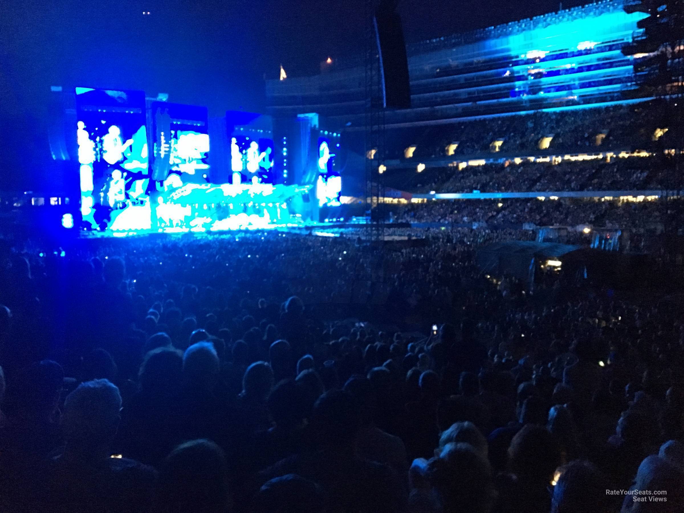 Section 133 at Soldier Field for Concerts