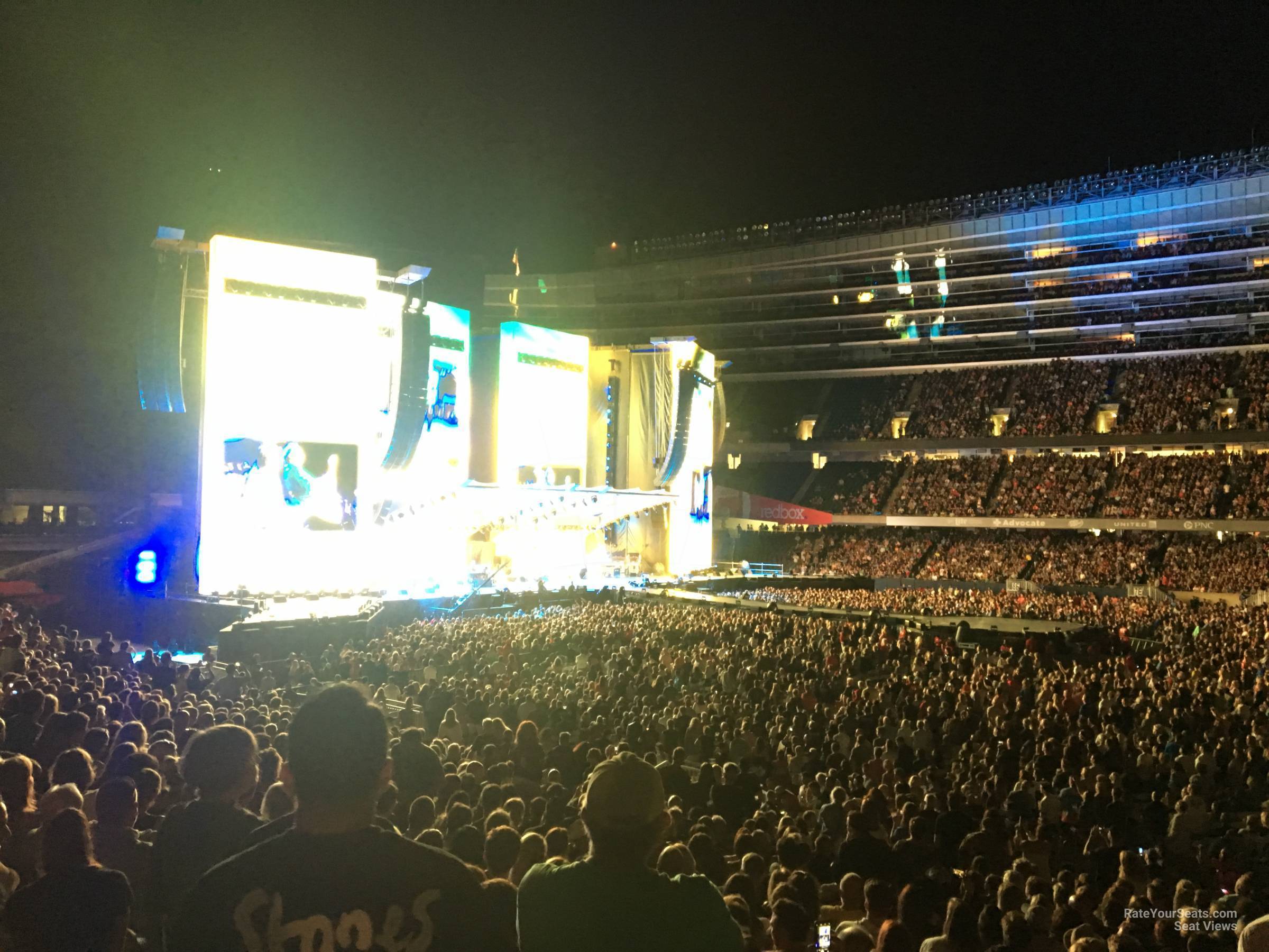 section 136, row 19 seat view  for concert - soldier field