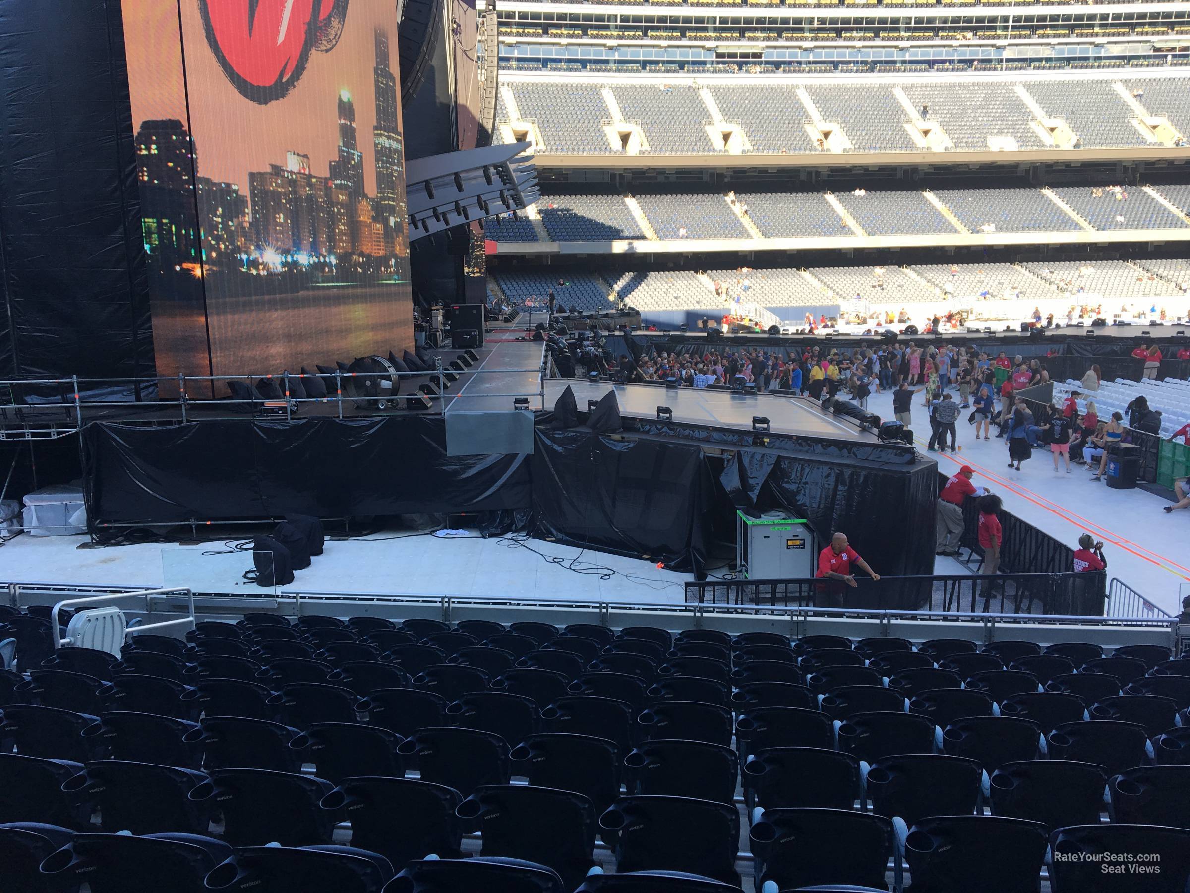 Section 143 at Soldier Field for Concerts