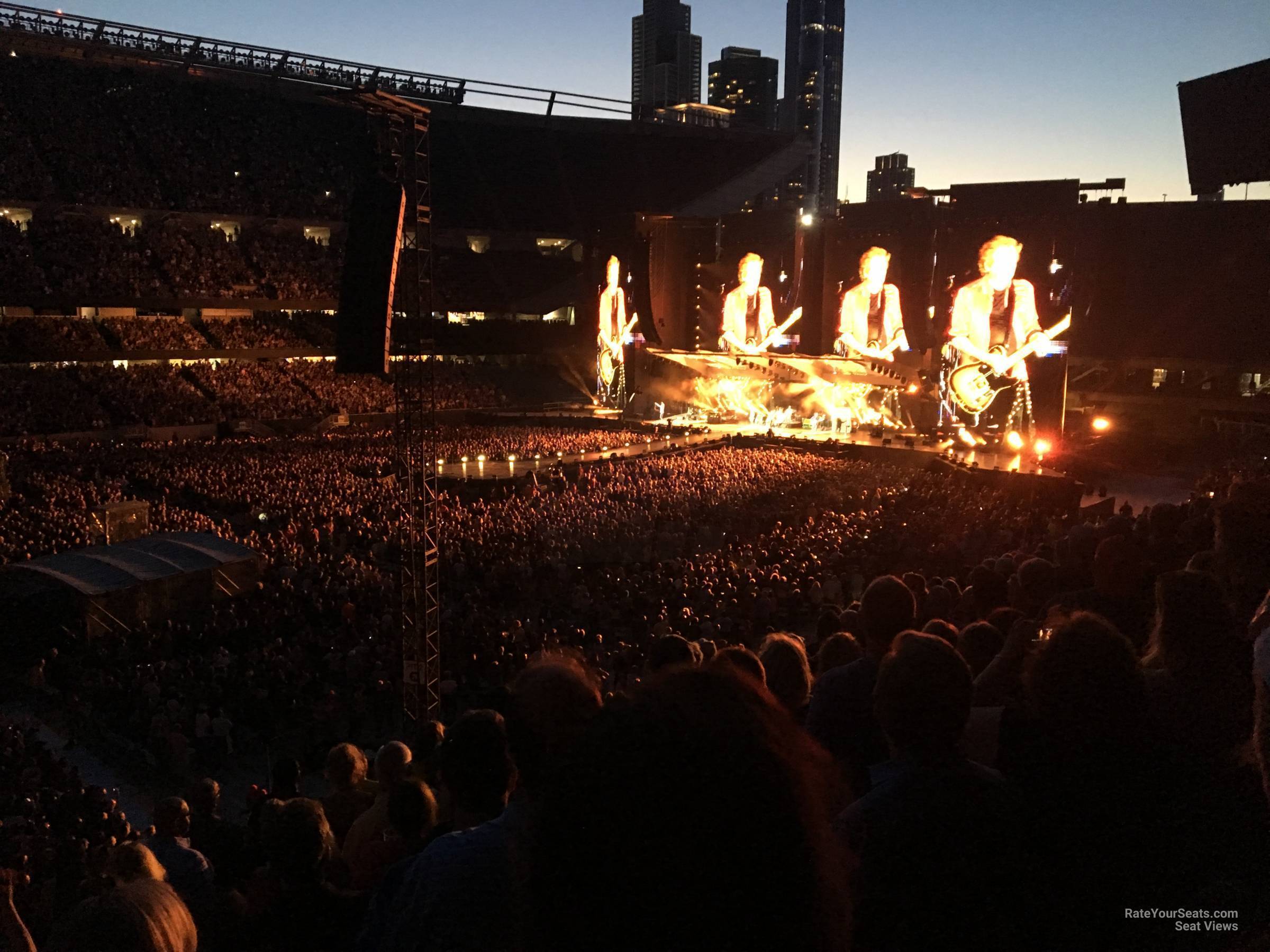 section 212, row 10 seat view  for concert - soldier field