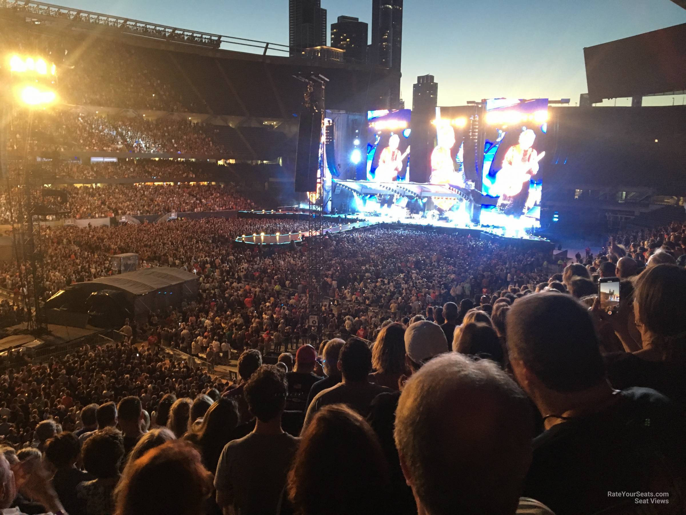 section 213, row 10 seat view  for concert - soldier field
