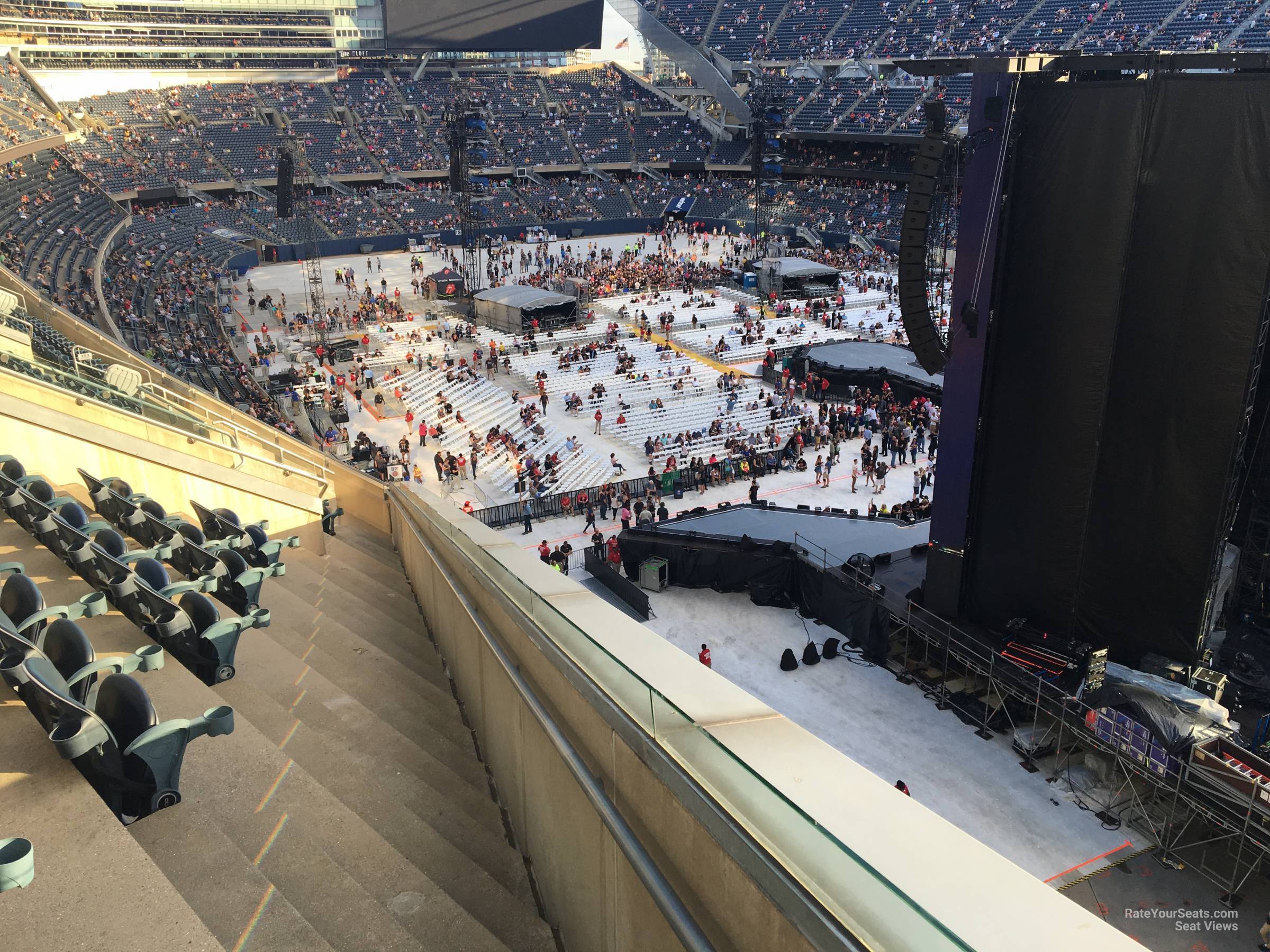 section 301, row 10 seat view  for concert - soldier field