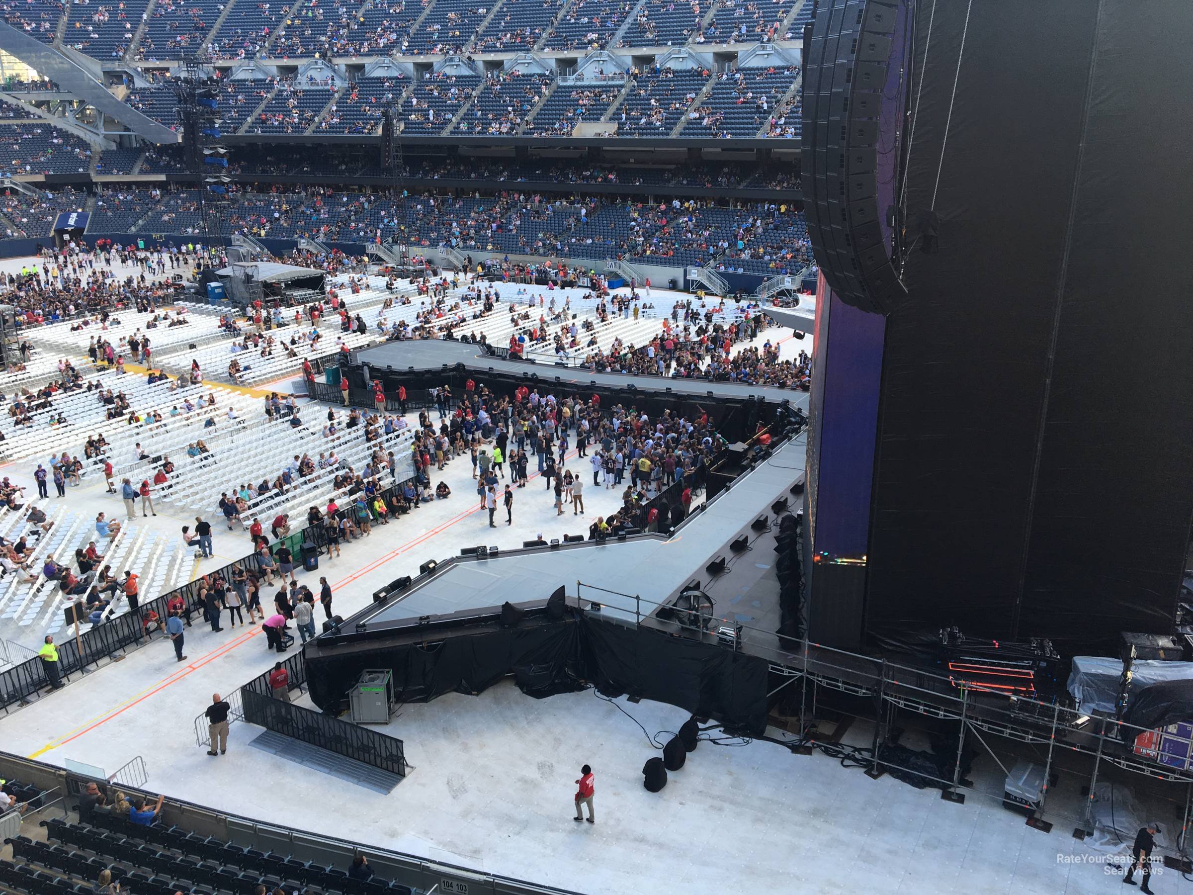 section 303, row 2 seat view  for concert - soldier field