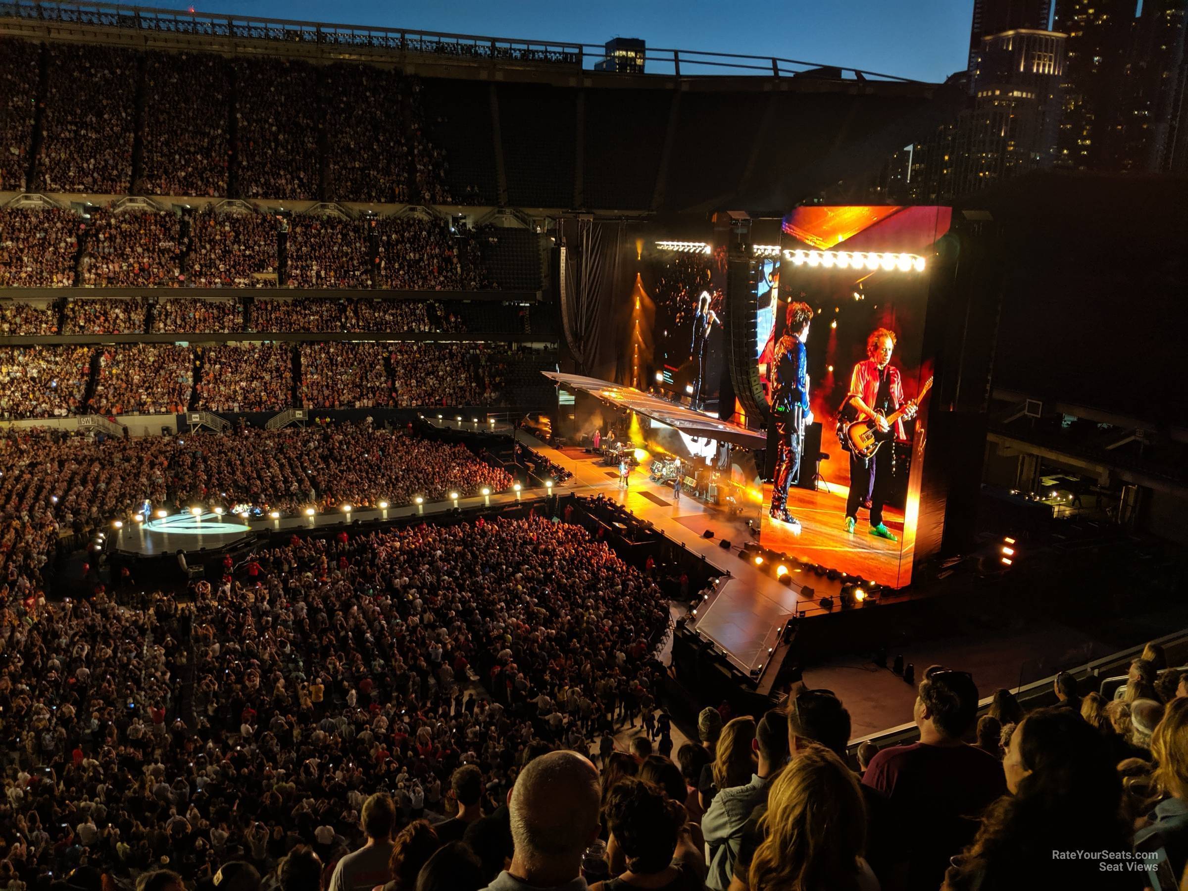 section 307, row 12 seat view  for concert - soldier field