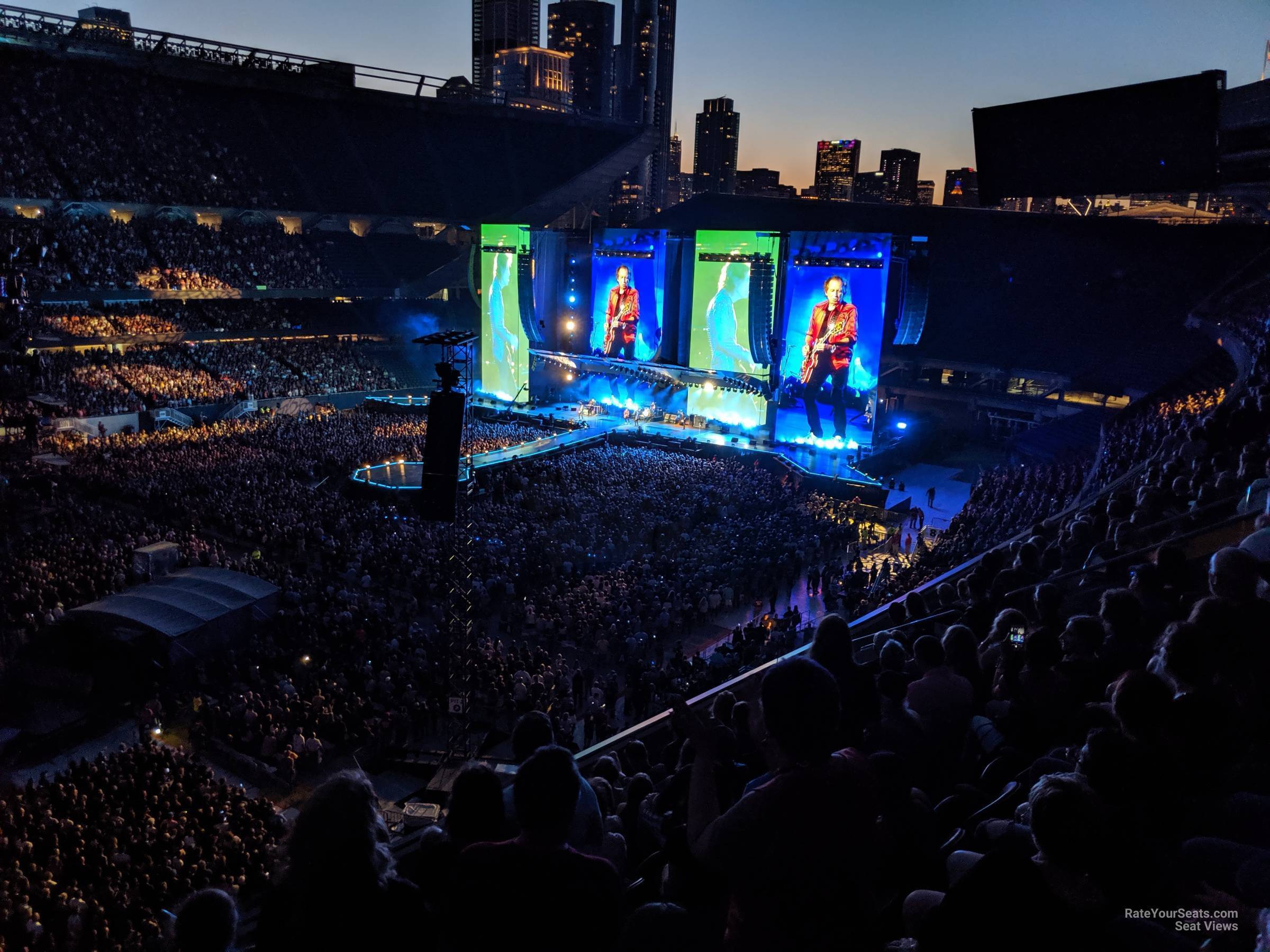 section 312, row 12 seat view  for concert - soldier field