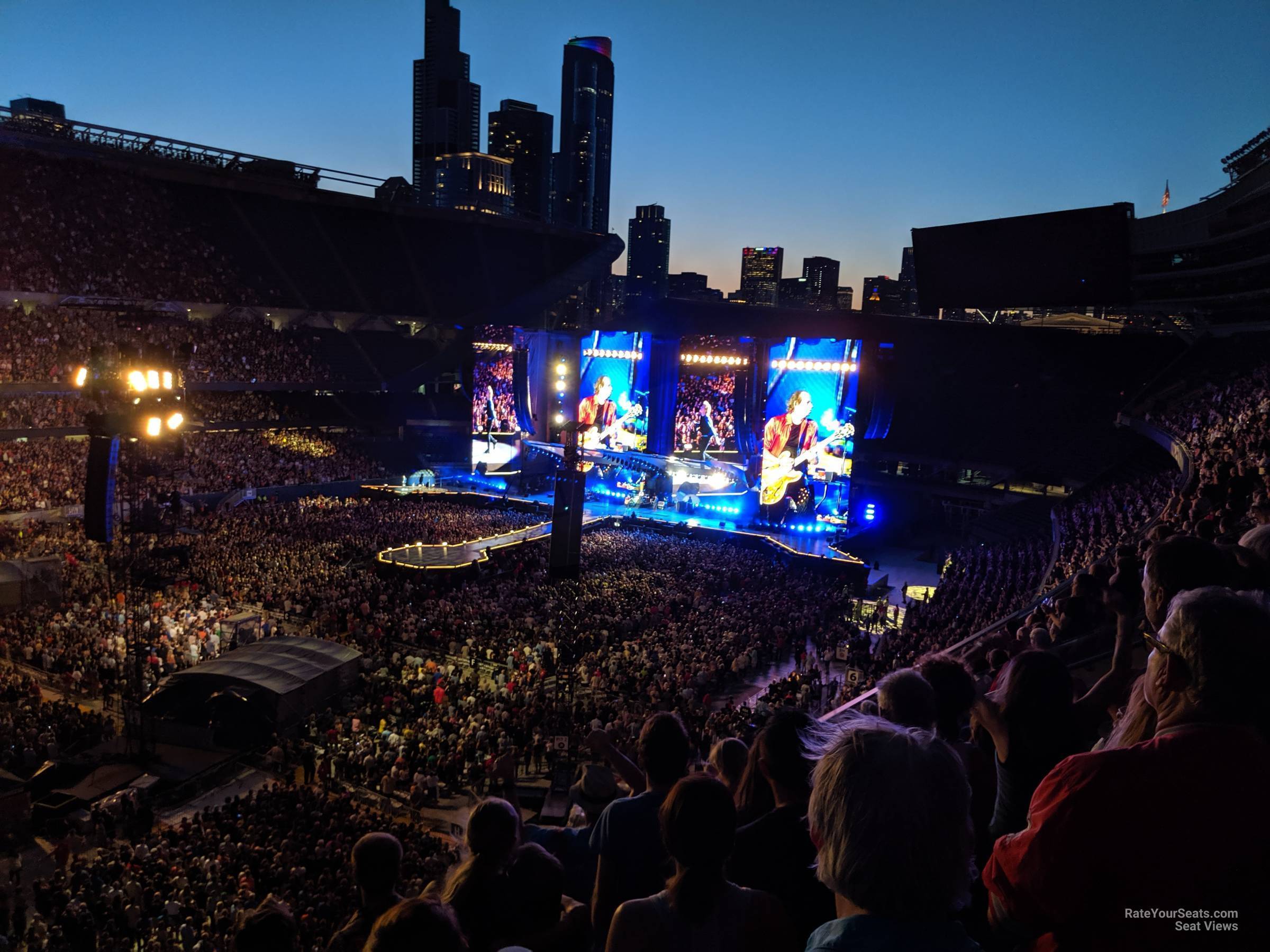 section 313, row 12 seat view  for concert - soldier field