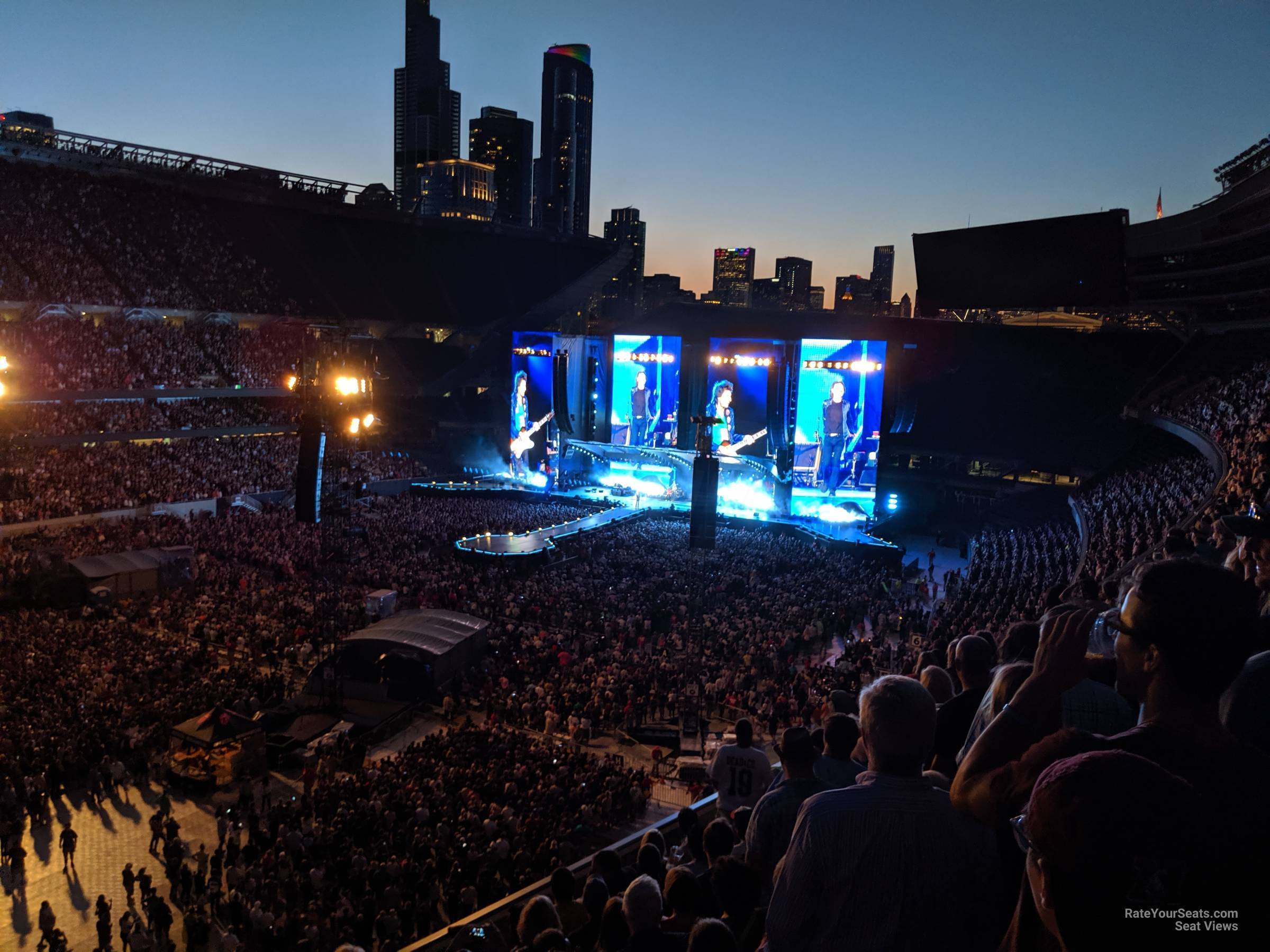 section 314, row 12 seat view  for concert - soldier field