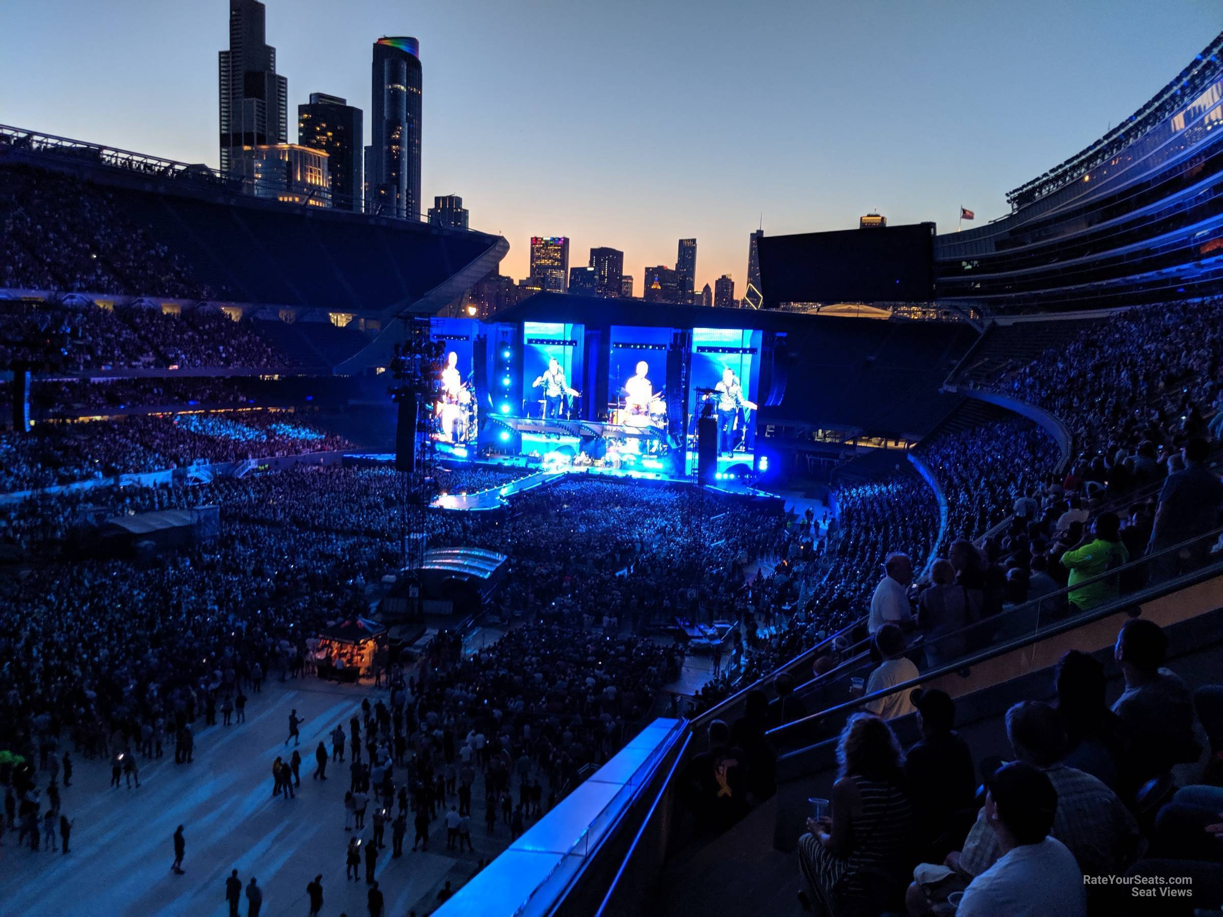 section 316, row 12 seat view  for concert - soldier field