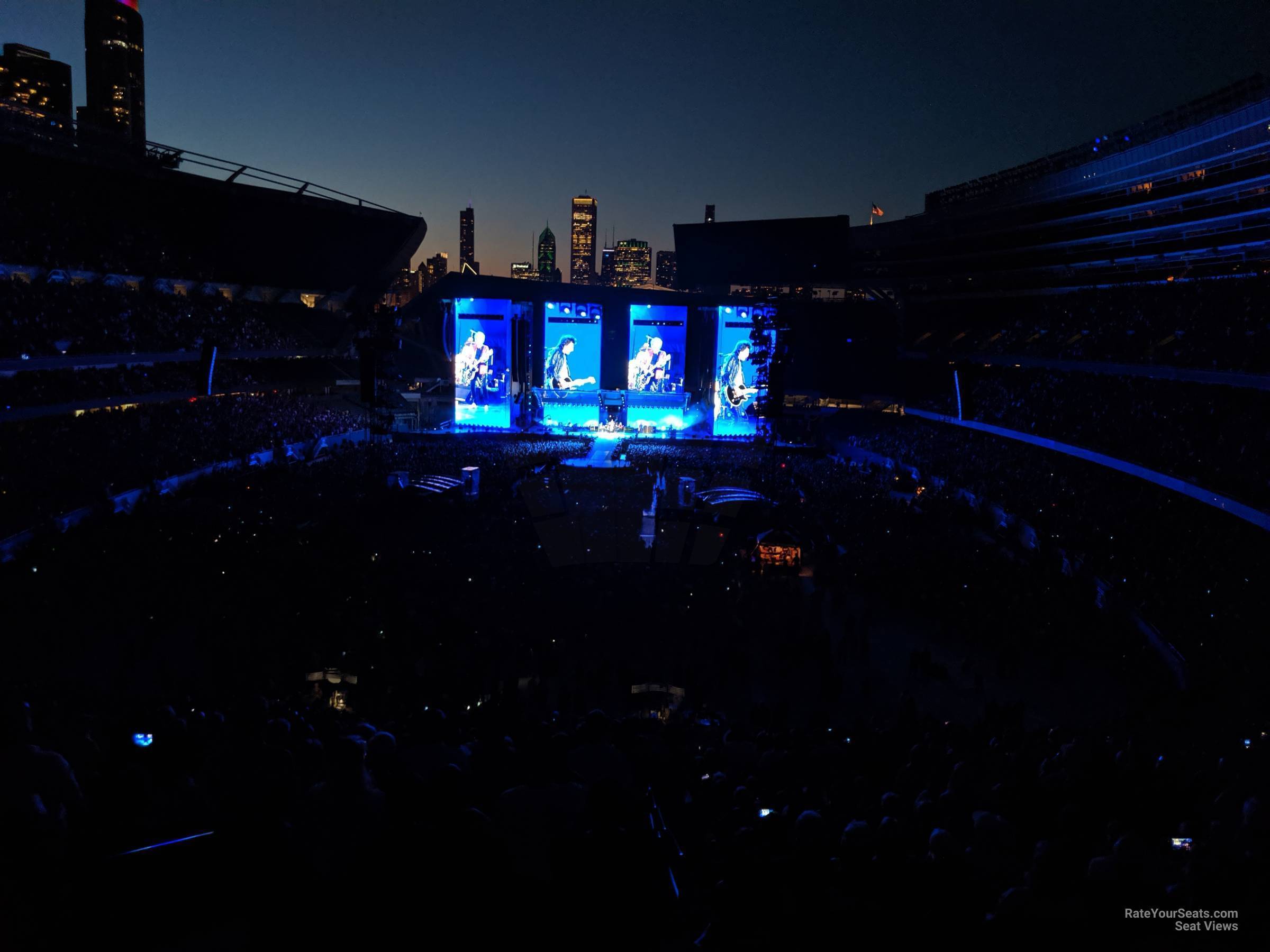 section 322, row 8 seat view  for concert - soldier field