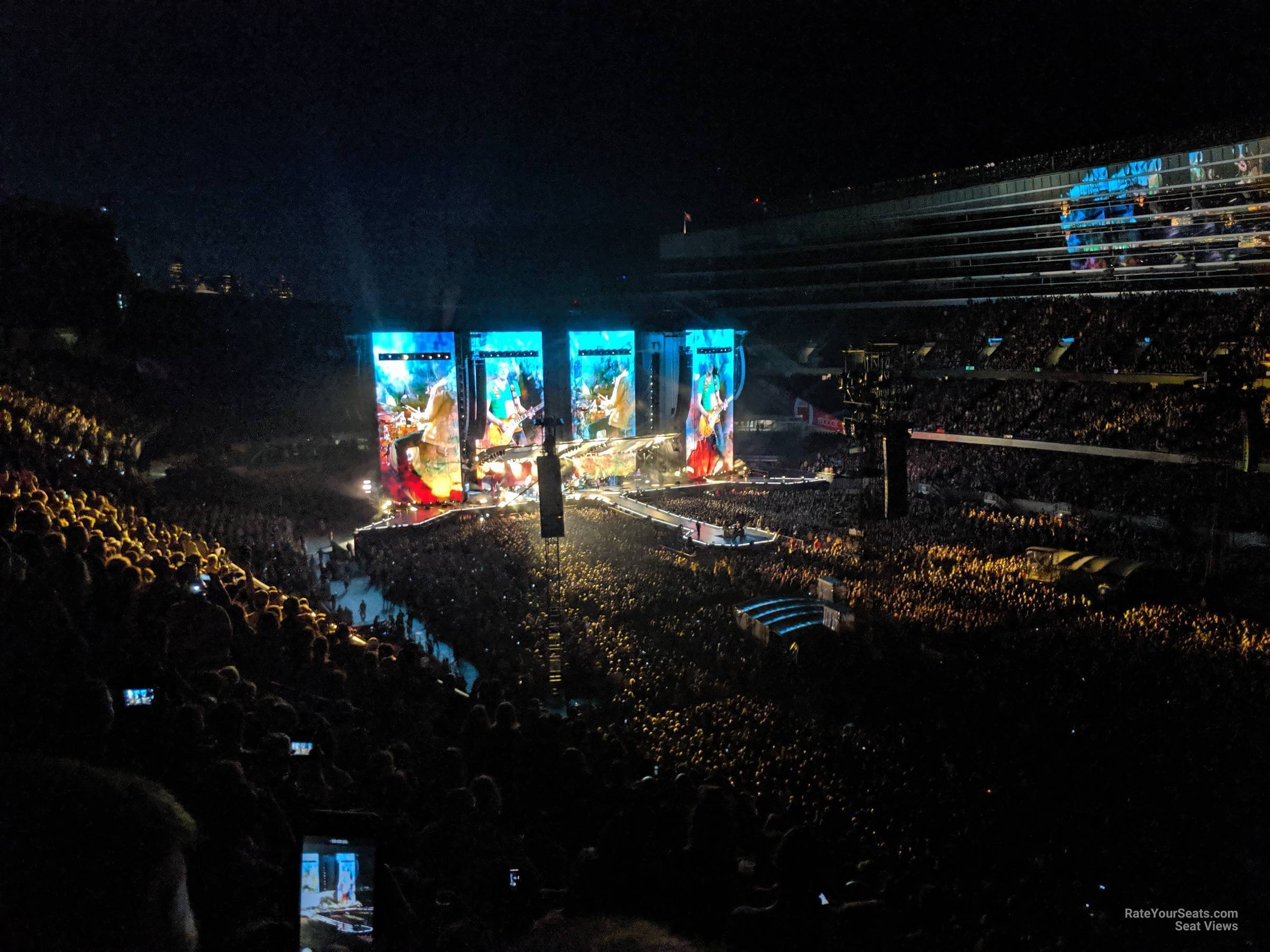 section 331, row 15 seat view  for concert - soldier field