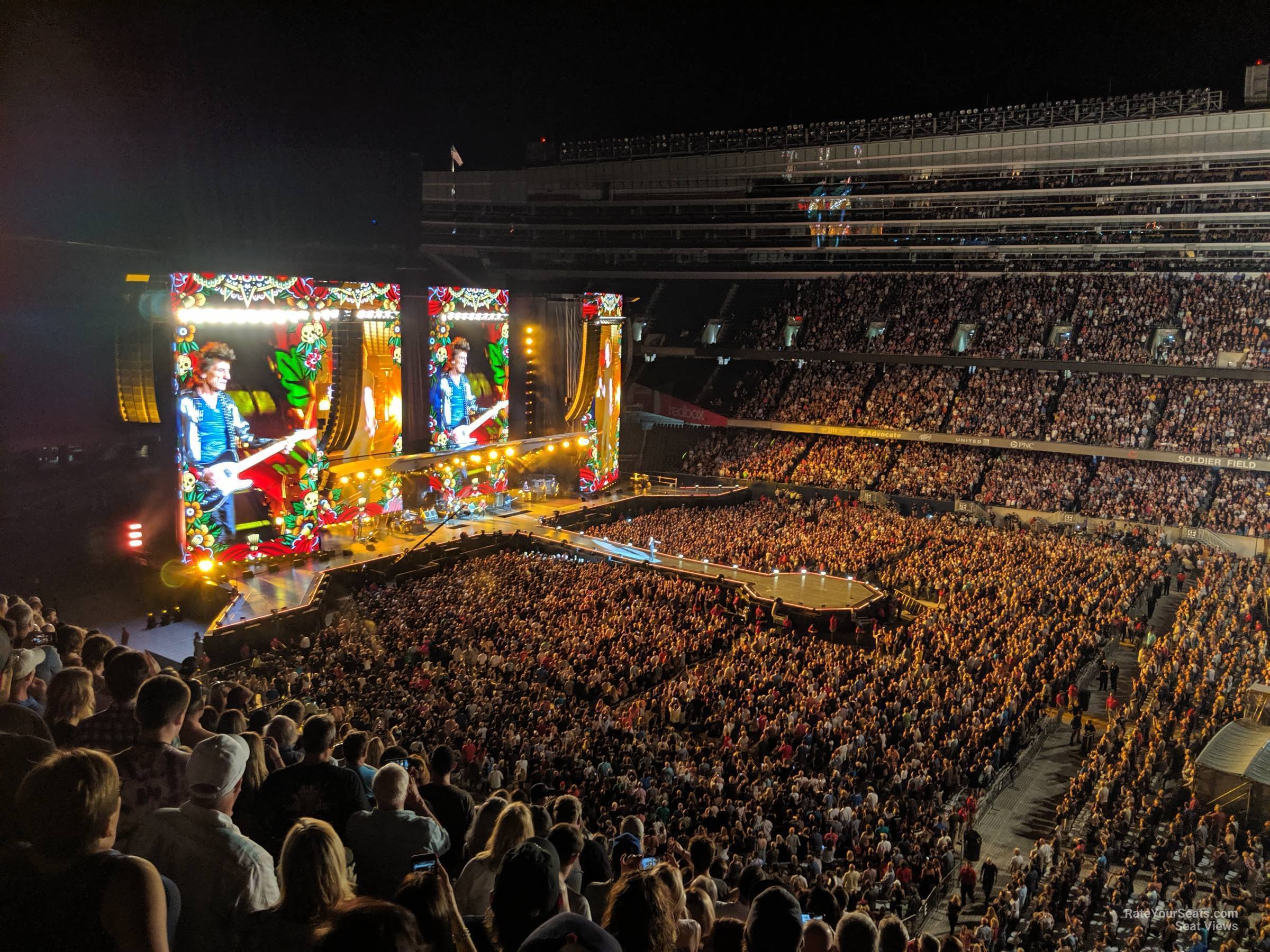 section 336, row 15 seat view  for concert - soldier field