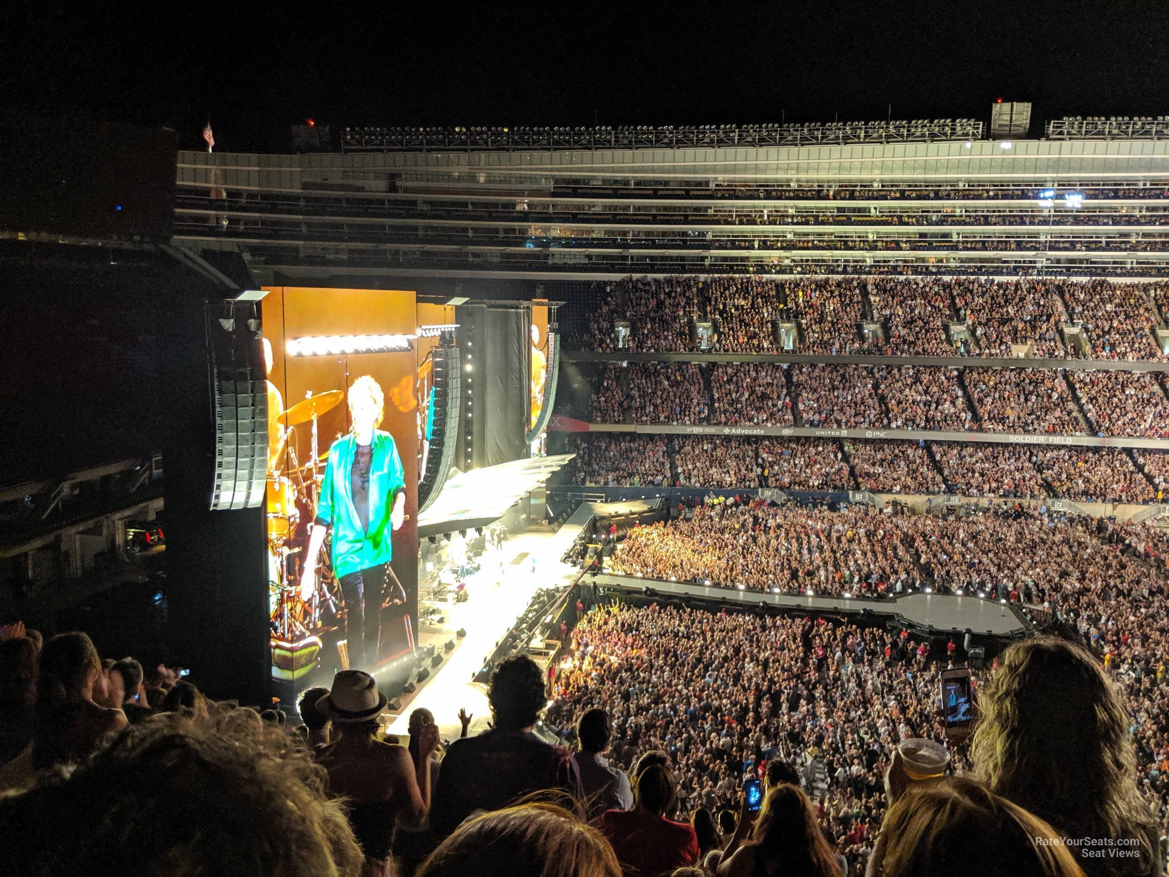 section 341, row 15 seat view  for concert - soldier field