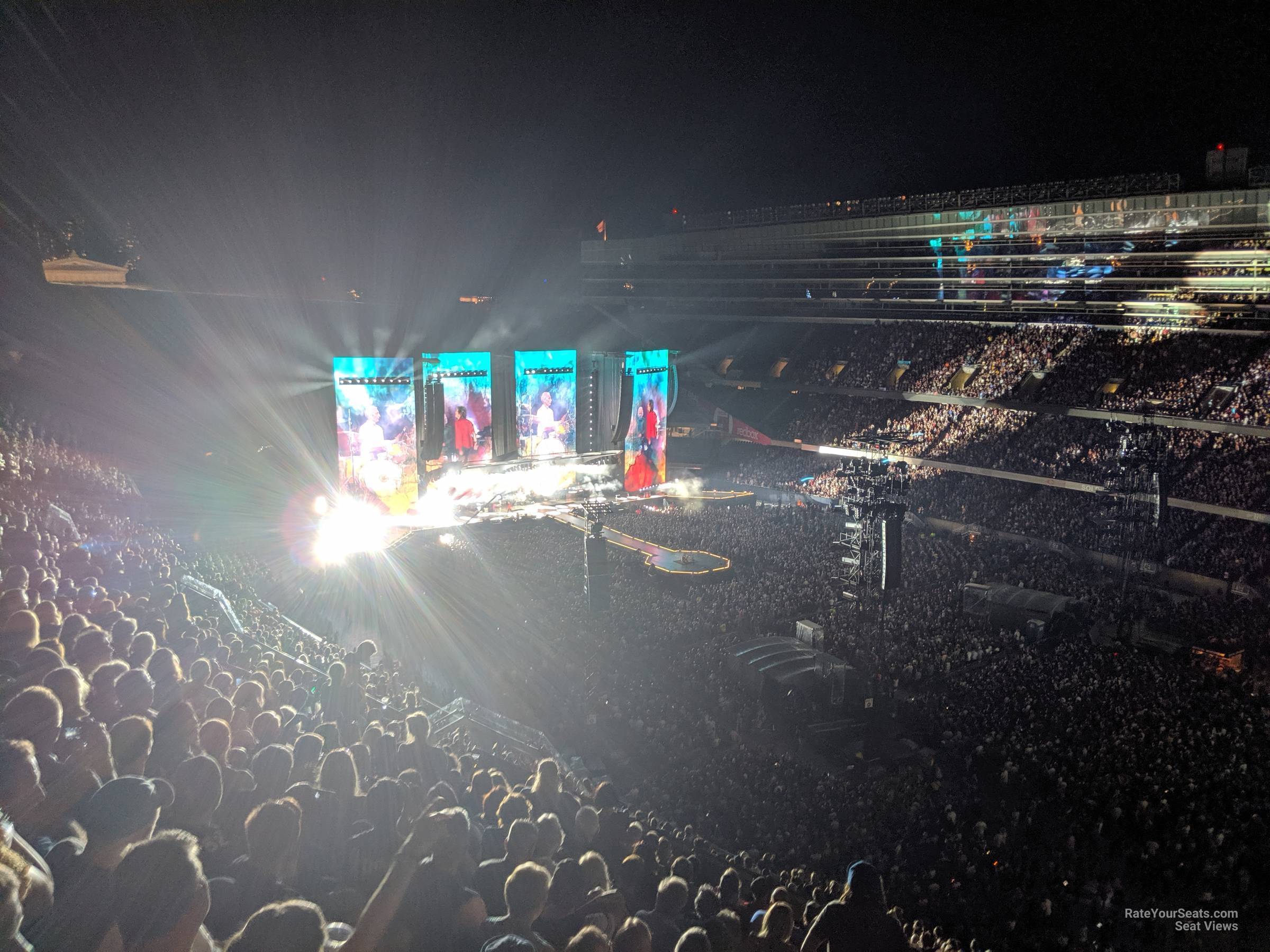 section 431, row 16 seat view  for concert - soldier field