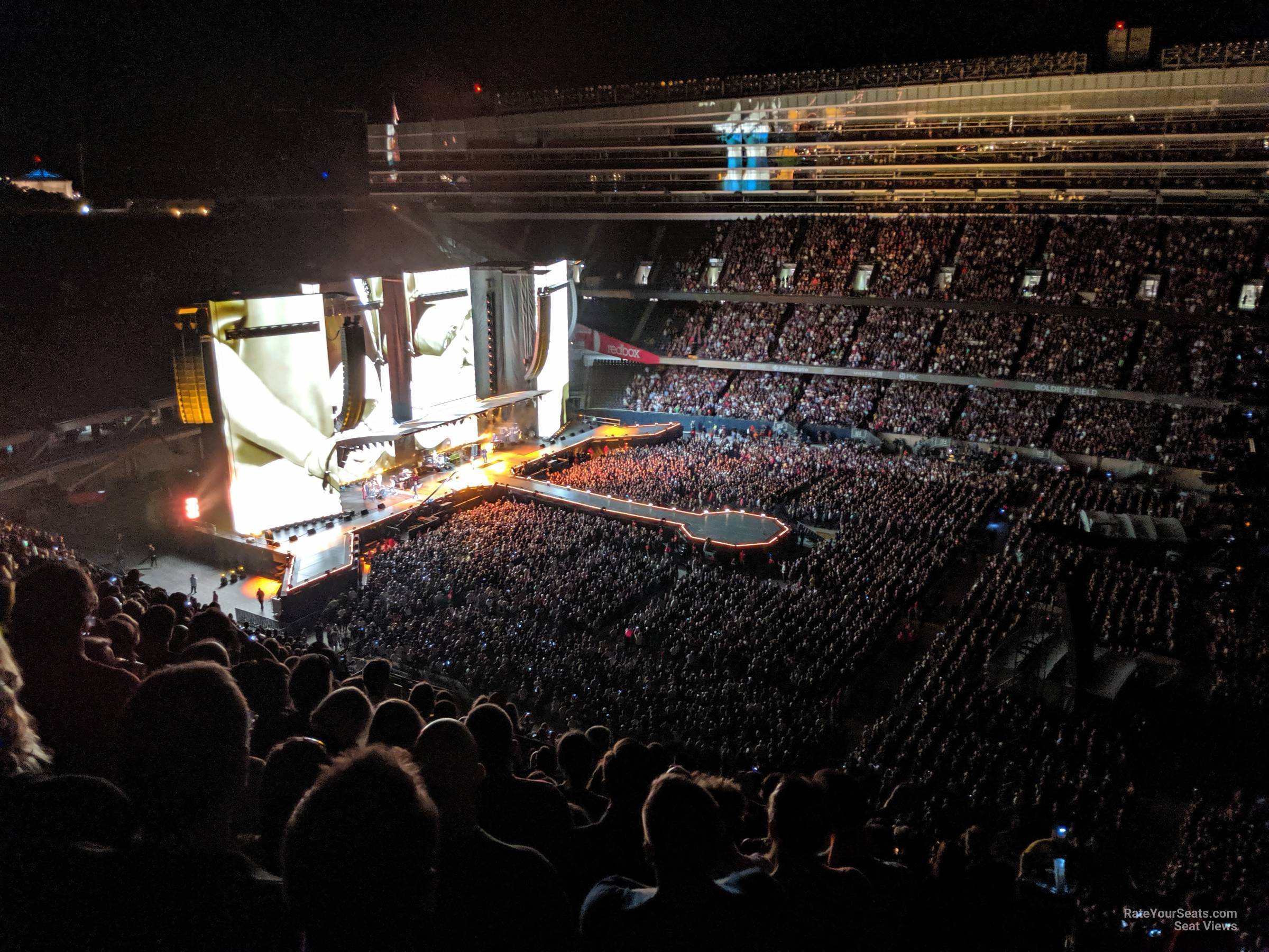 section 435, row 16 seat view  for concert - soldier field