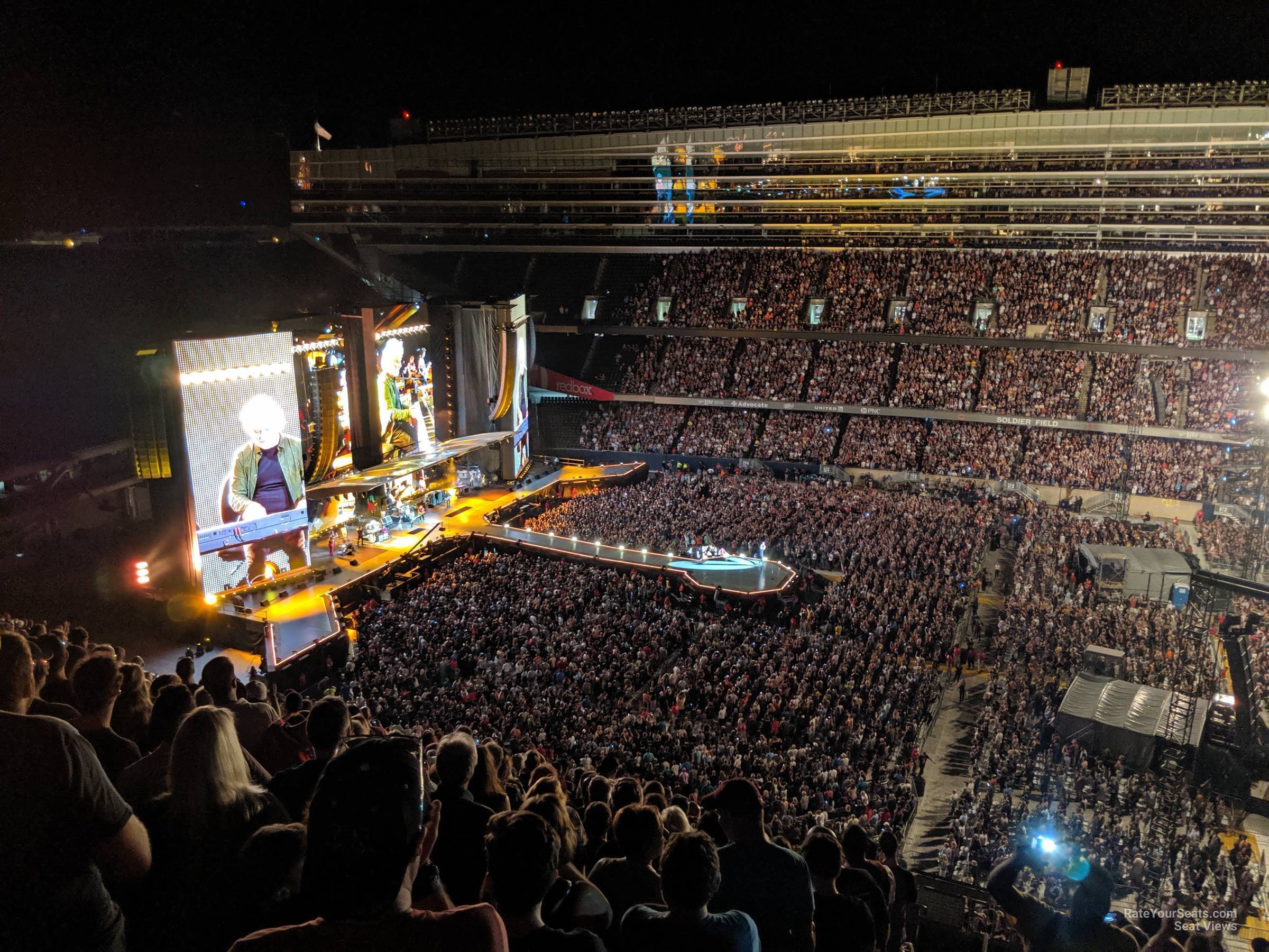 section 436, row 16 seat view  for concert - soldier field
