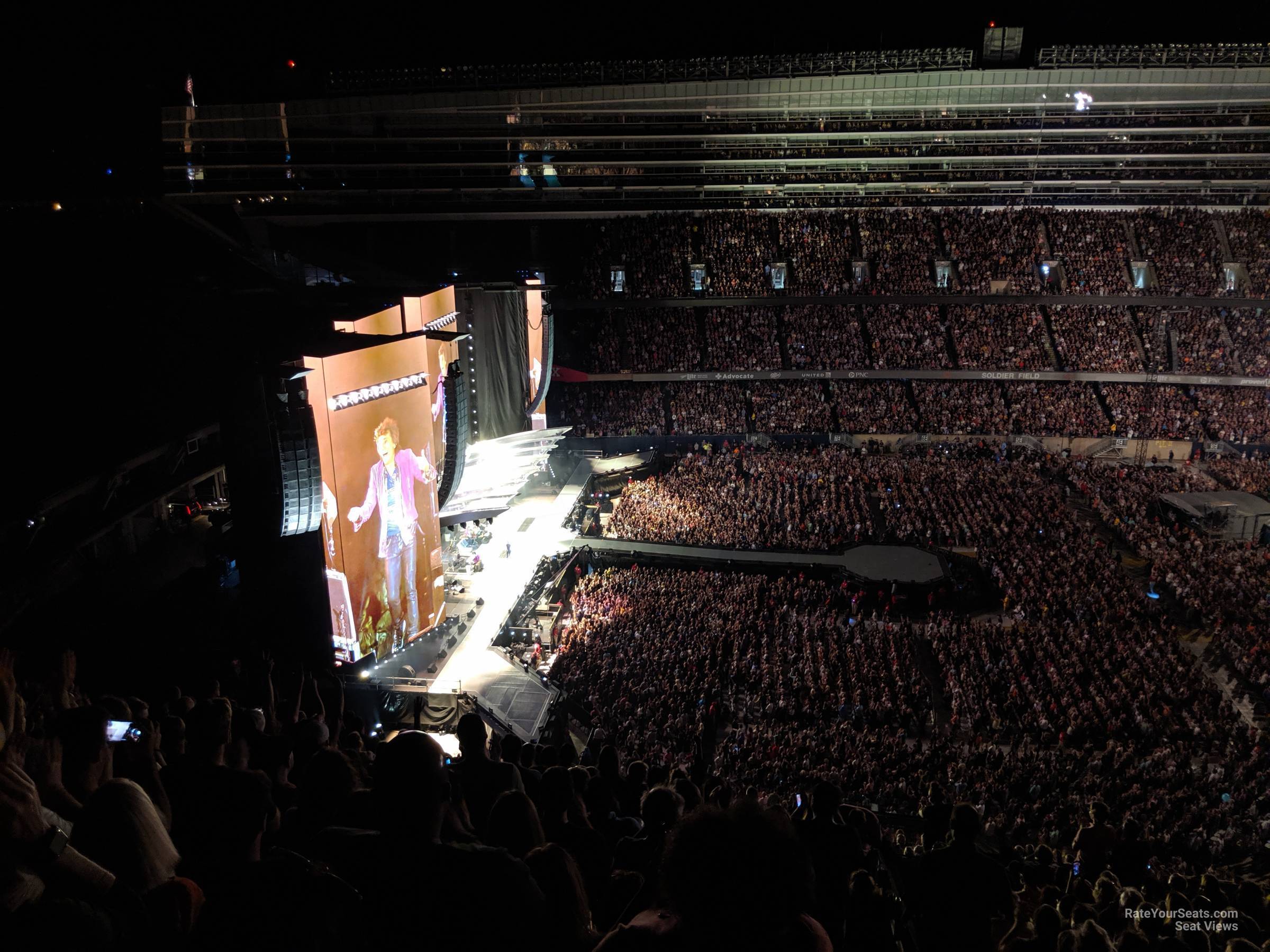 section 439, row 16 seat view  for concert - soldier field