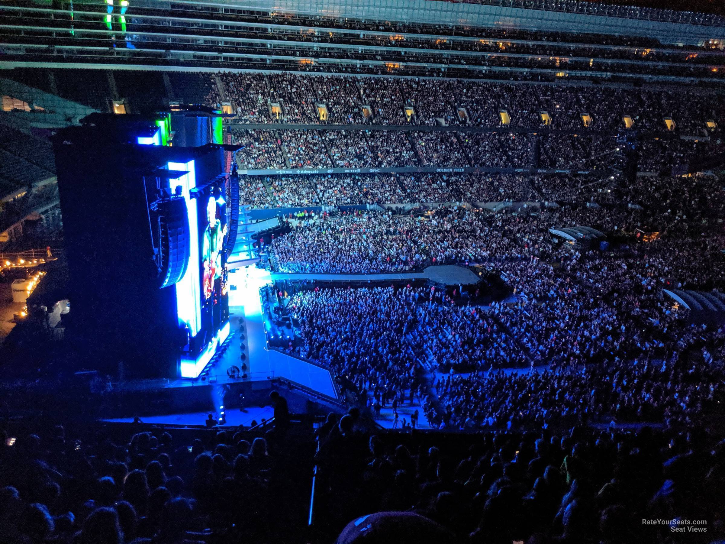 section 442, row 15 seat view  for concert - soldier field