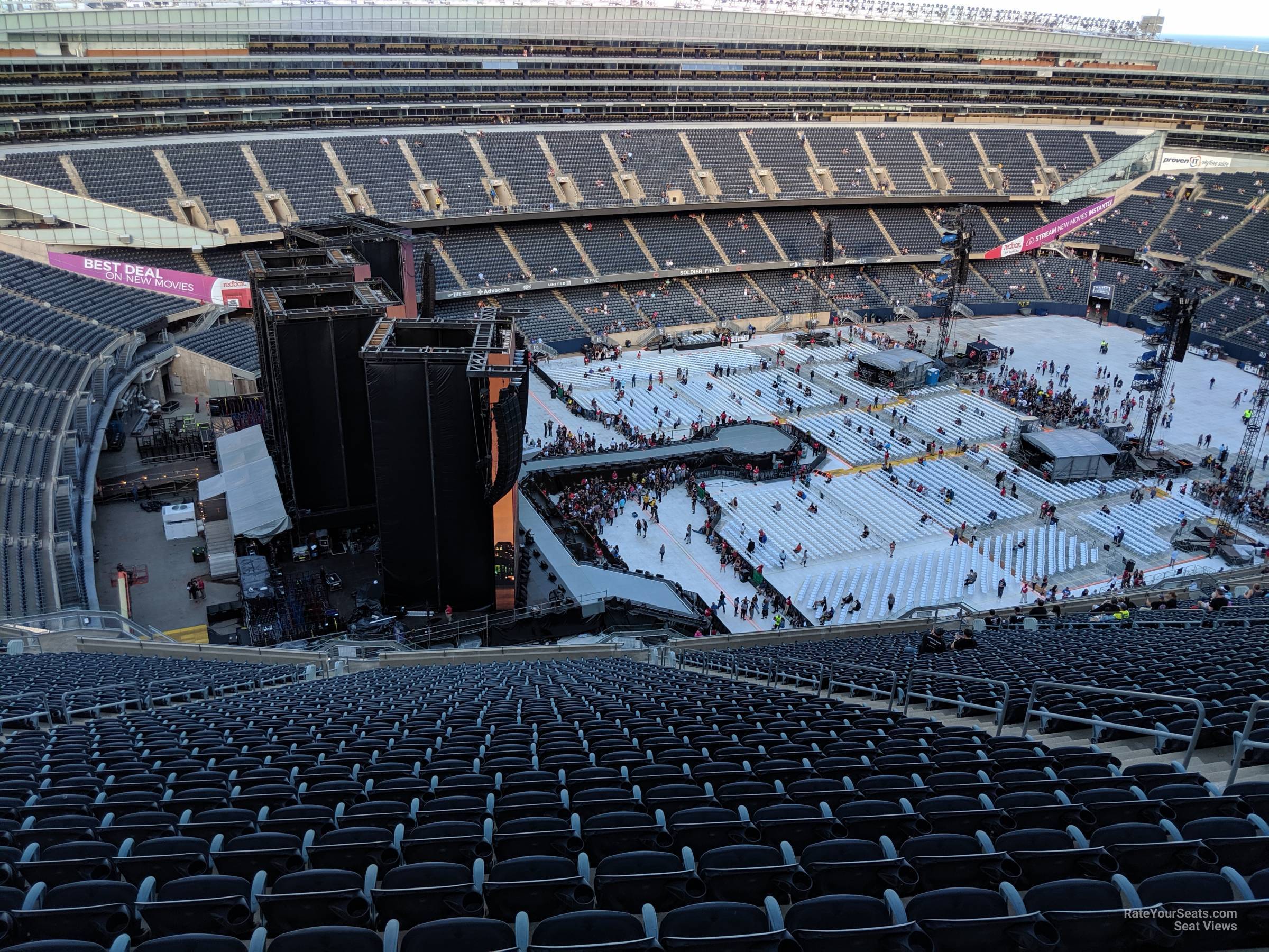 section 443, row 35 seat view  for concert - soldier field